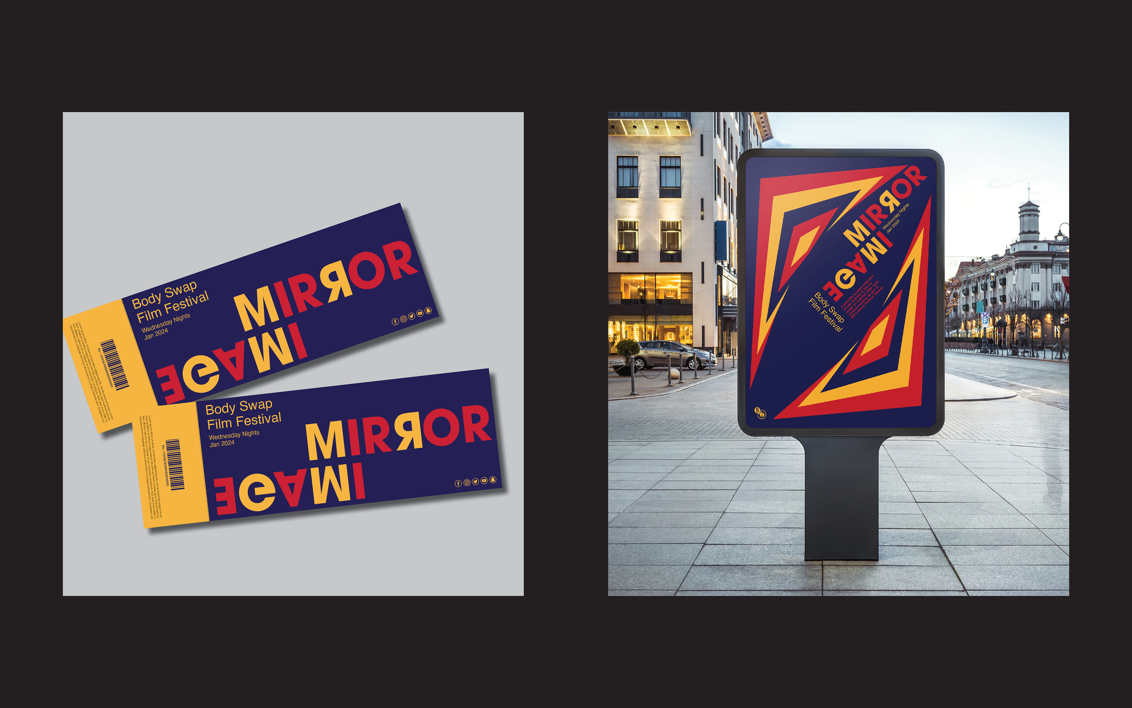 Tickets and Billboard Advertisement