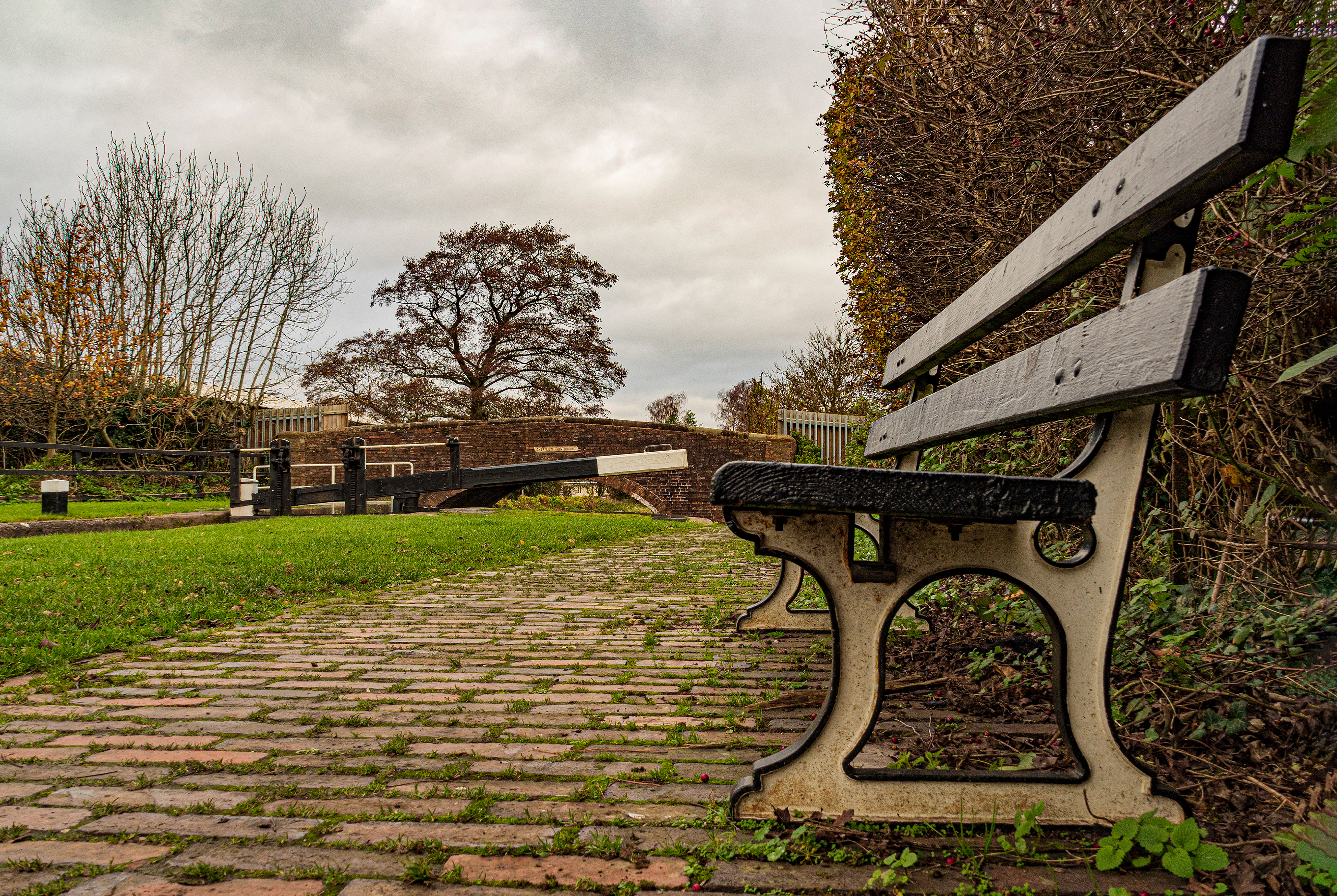 3rd A seat by the canal by Jim Sweatman
