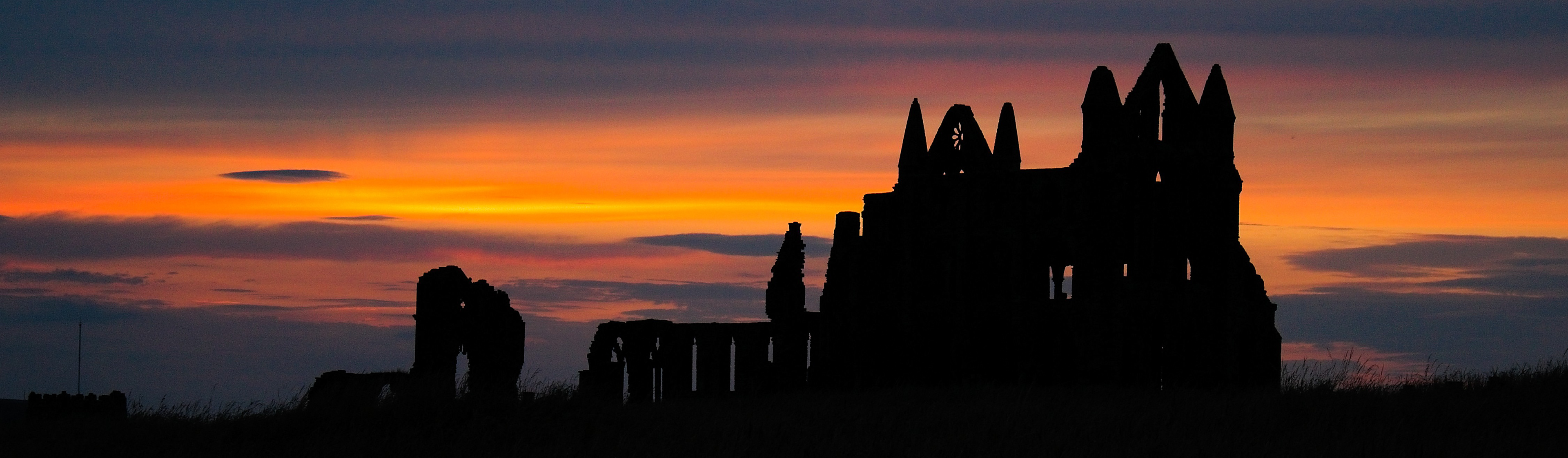 2nd. Whitby Abbey at Sunset by Paddy Weston