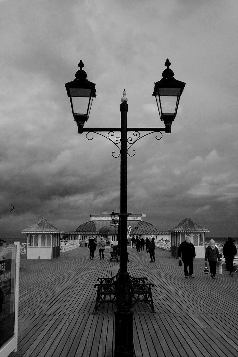 1st Dark Clouds Over Cromer by Sheila Purvis