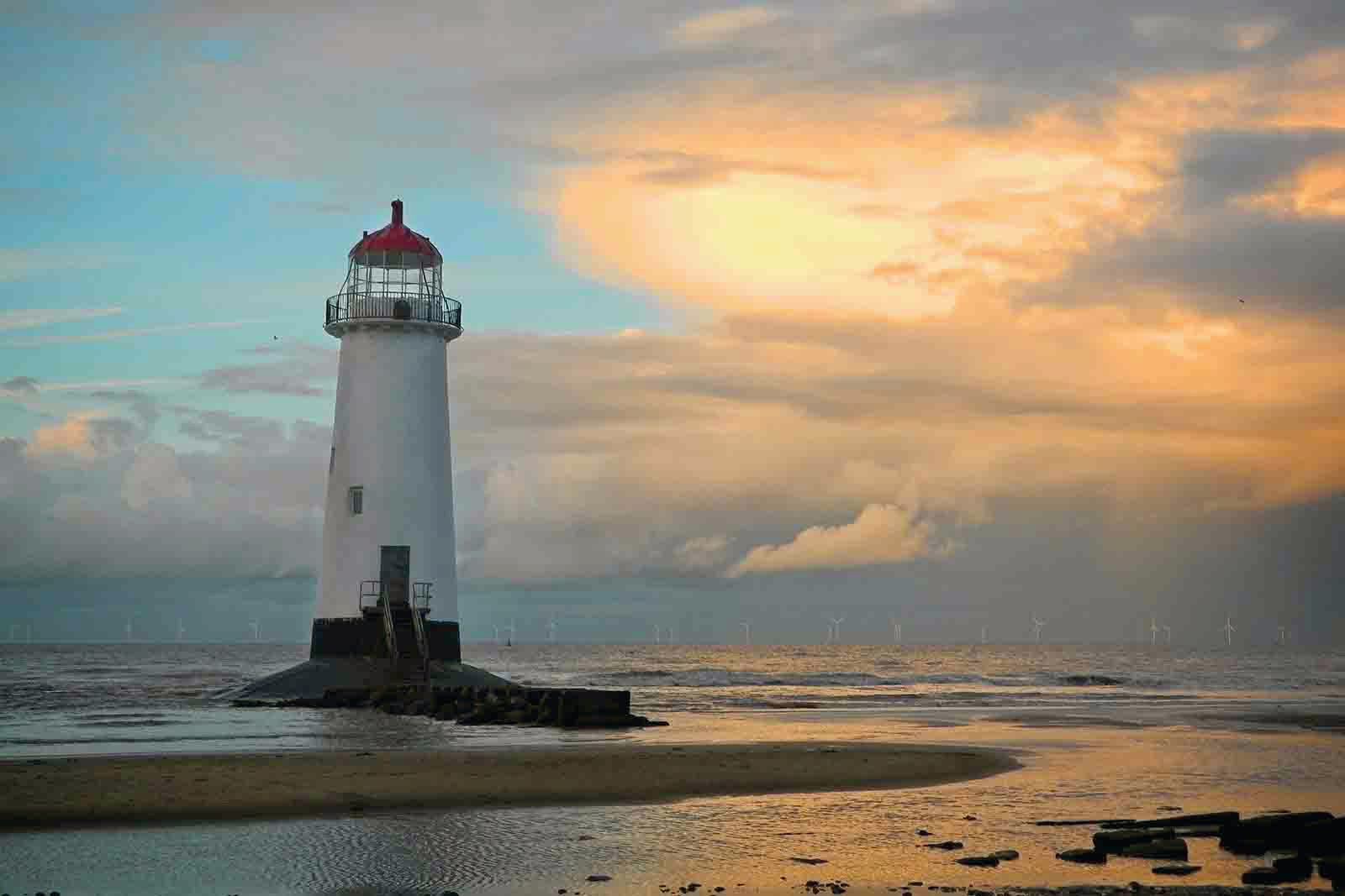The Lighthouse at Ayr by Melvyn Ditchburn.