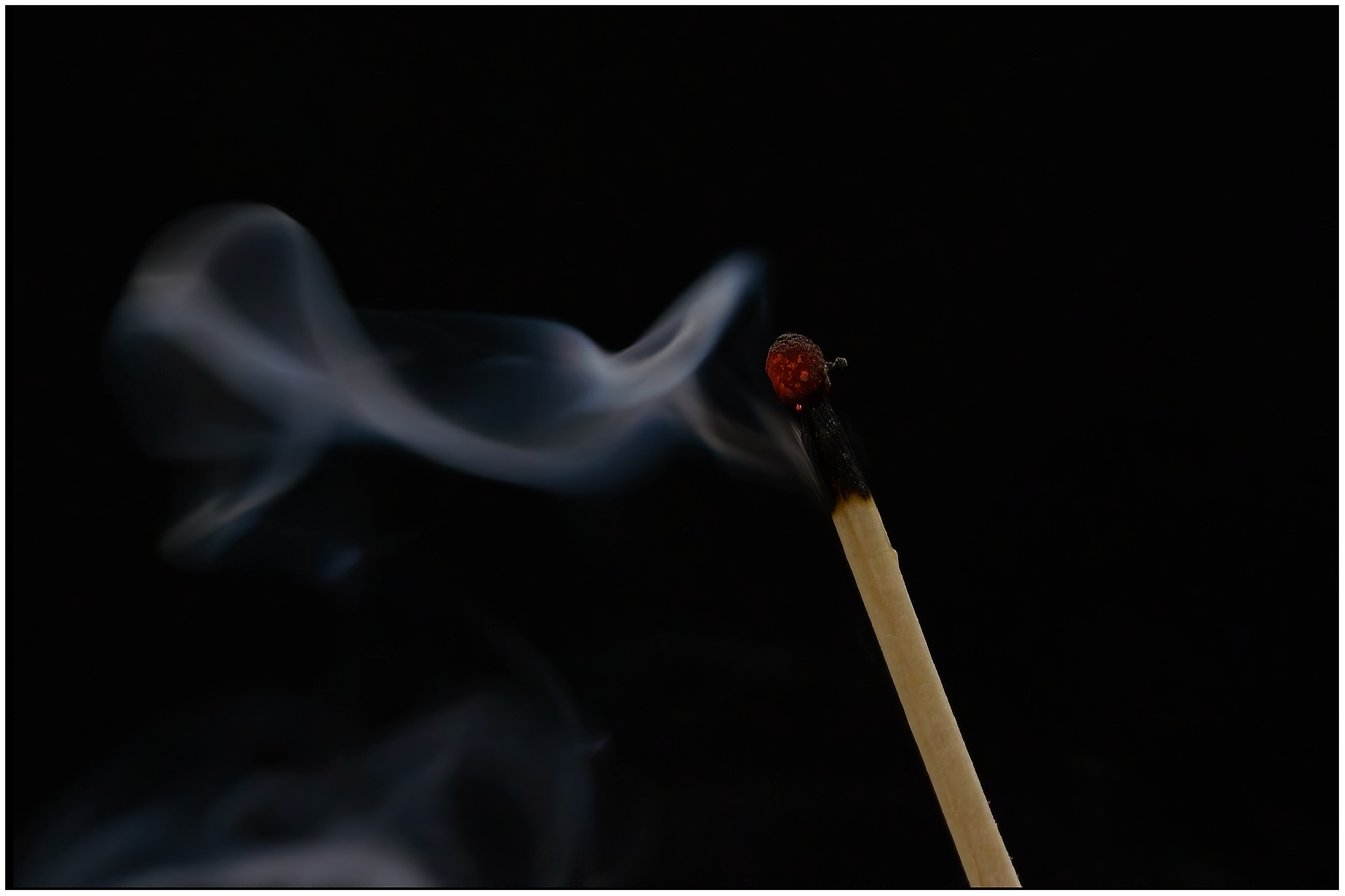Commended Smoking match by Patrick Weston