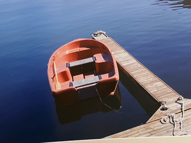 Highly Commended The orange boat by Larry Gumbley