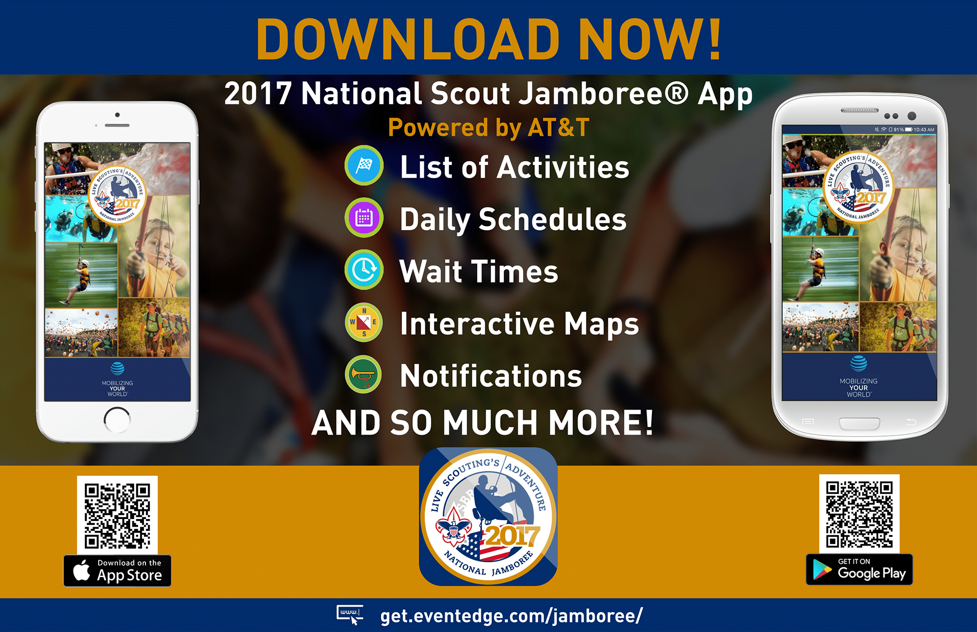 2017 National Scout Jamboree App Poster