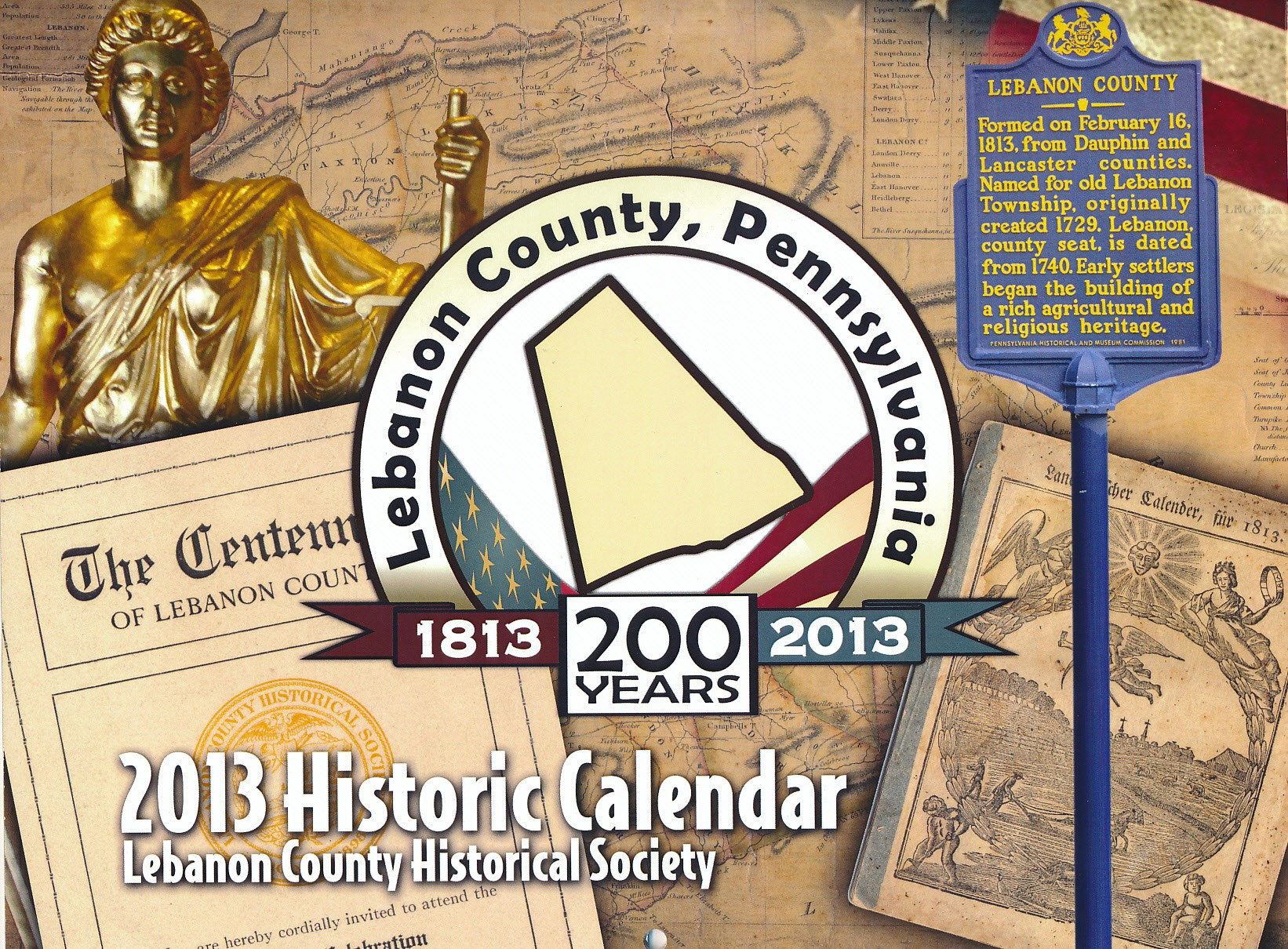 A calendar of events for the Lebanon County Bicentennial.