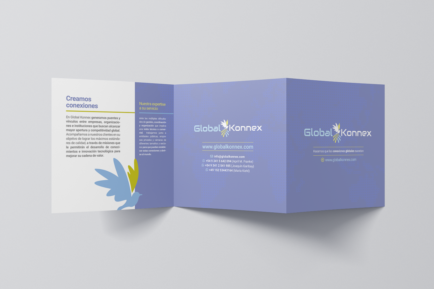Folleto Tríptico Global Konnex Frente
