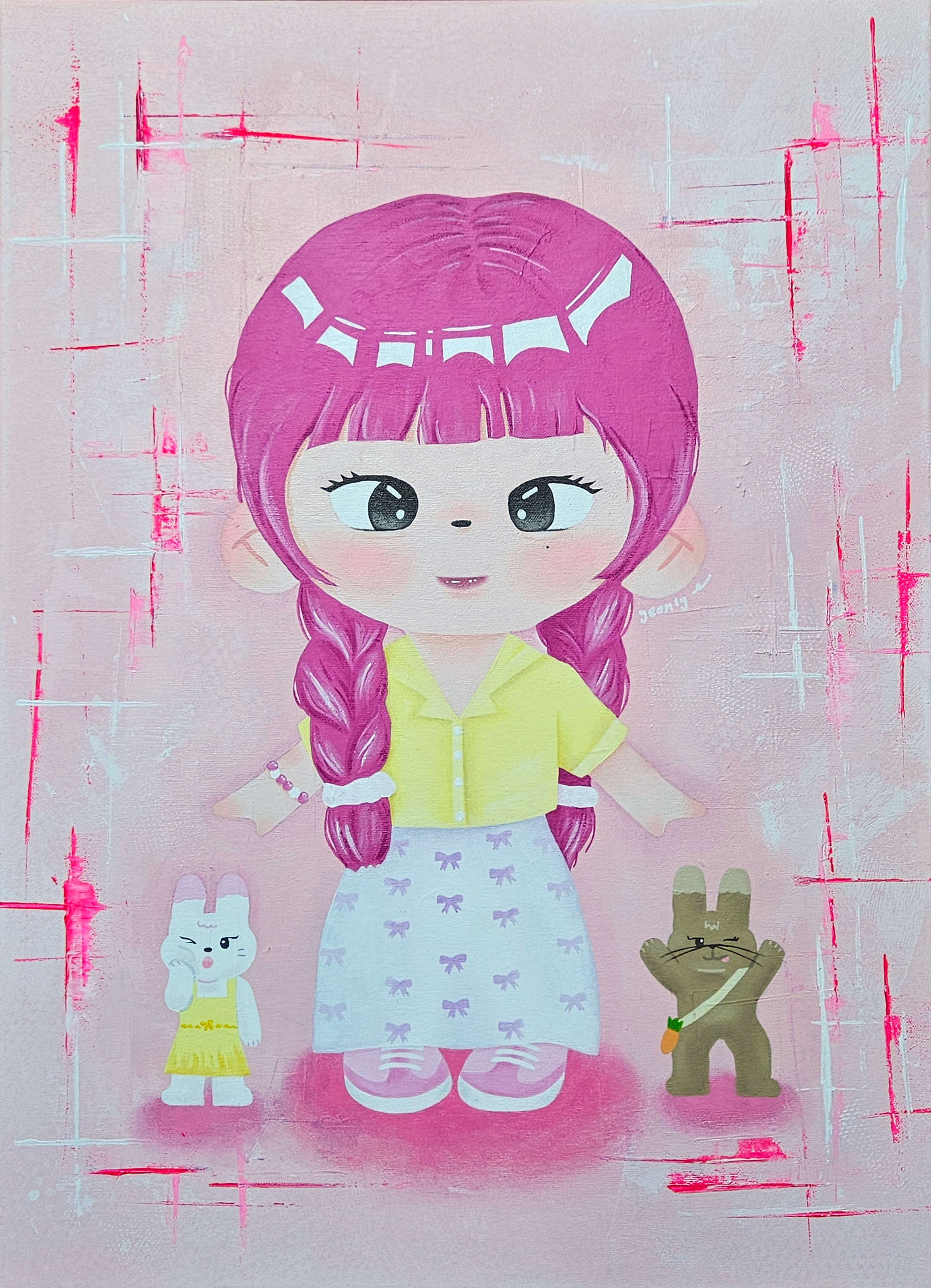 하나의 우주 (Would U?) / 72.7 × 53.0 cm / Acrylic on canvas