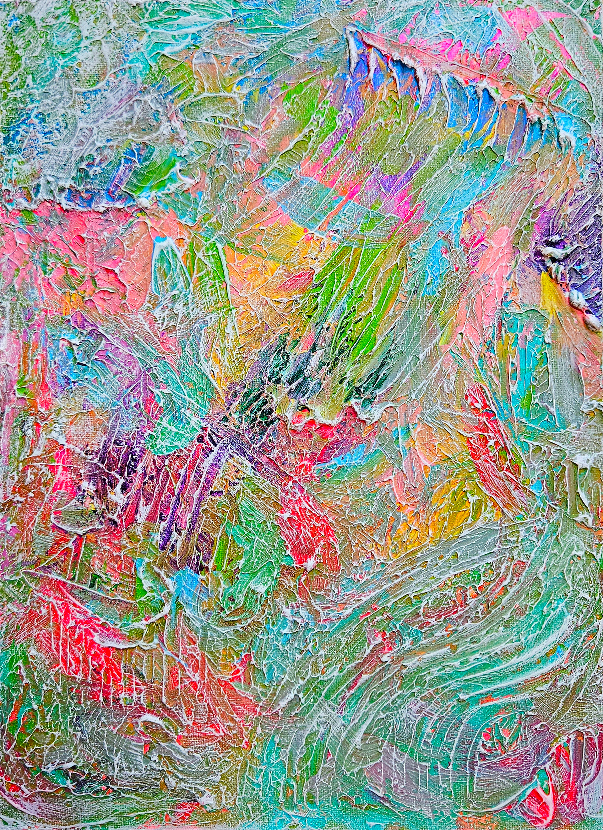 Background Texture Study 03 [ Emerging Peaks · 솟아오르는 빛 ] (2026)