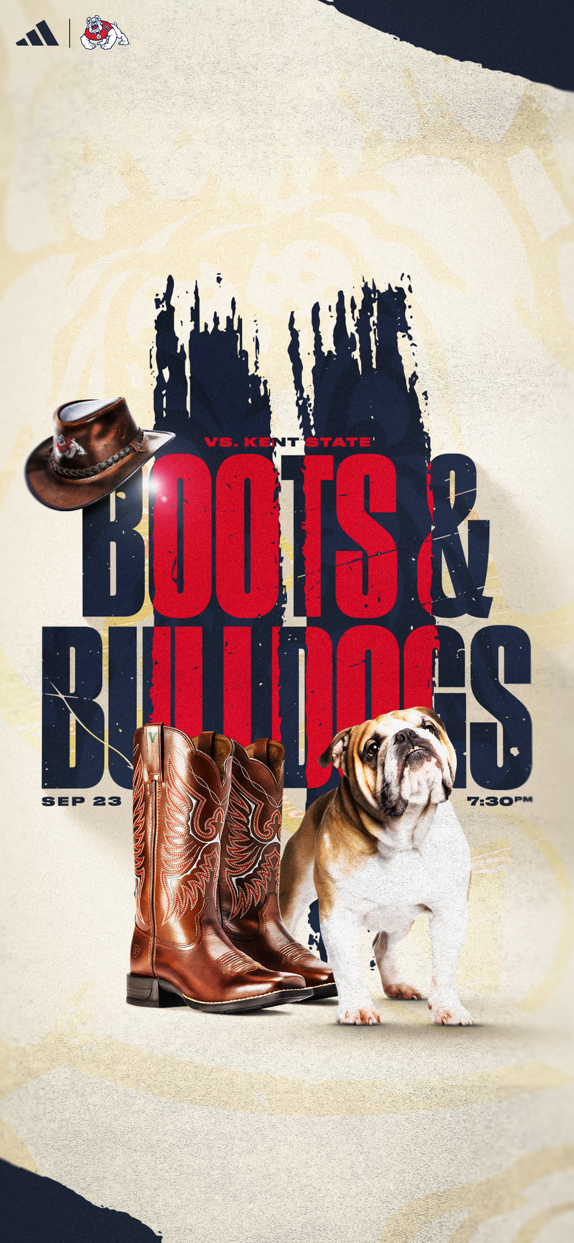 Boots and Bulldogs Promo Graphic | Sep 13, 2023
