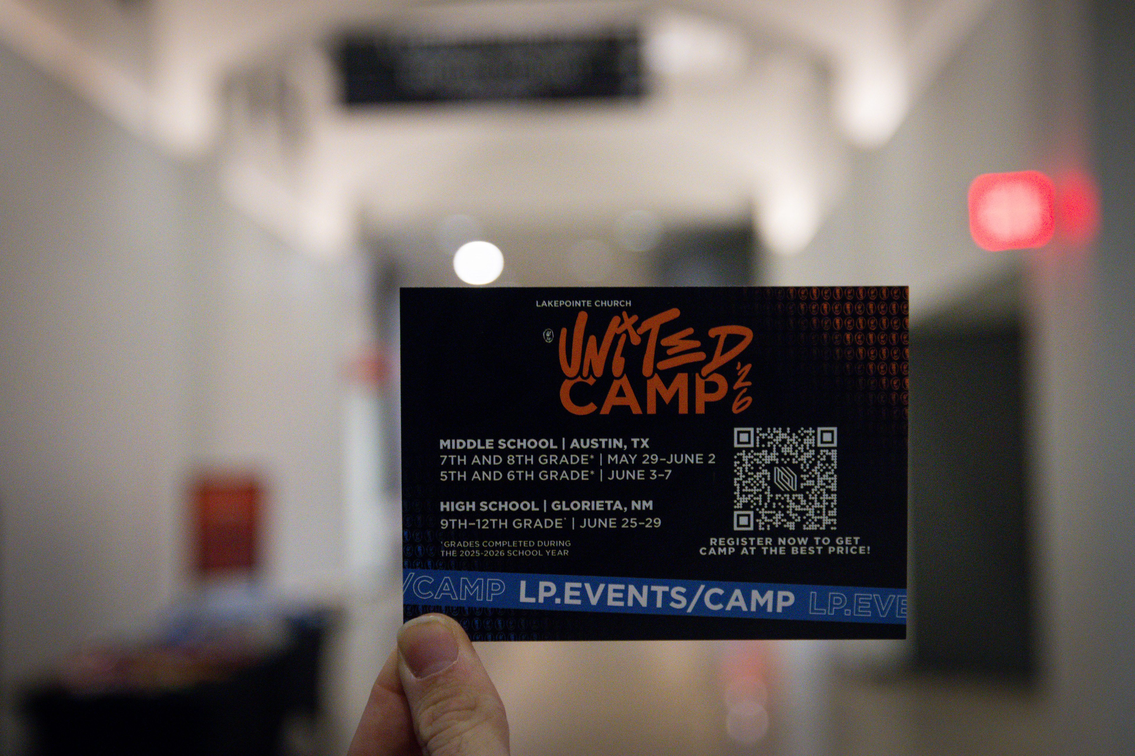 United Camp 2026 Invite Card