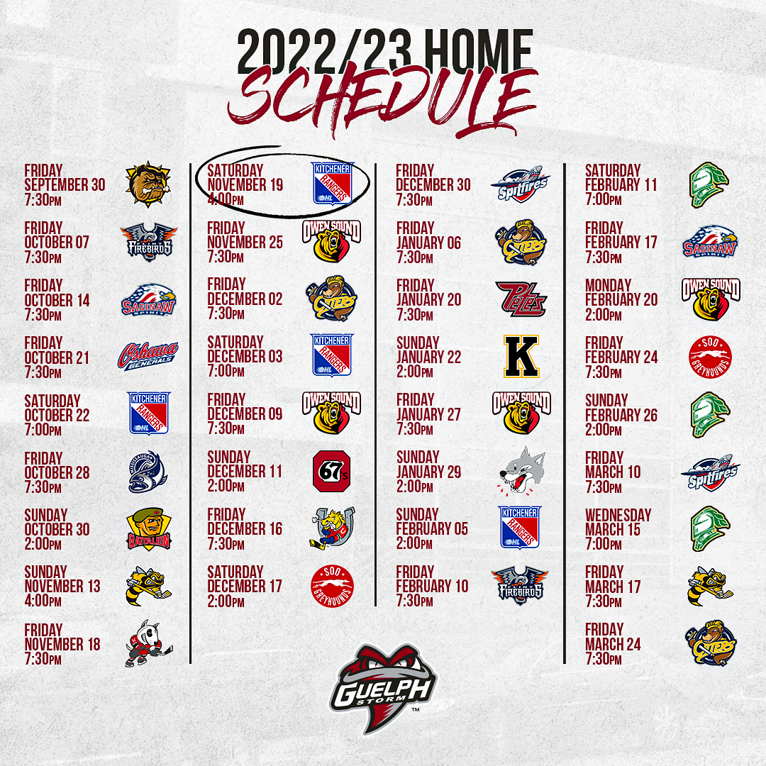 2022/23 Home Schedule Announcement (Ryan Callahan Night) | Jun 23, 2022