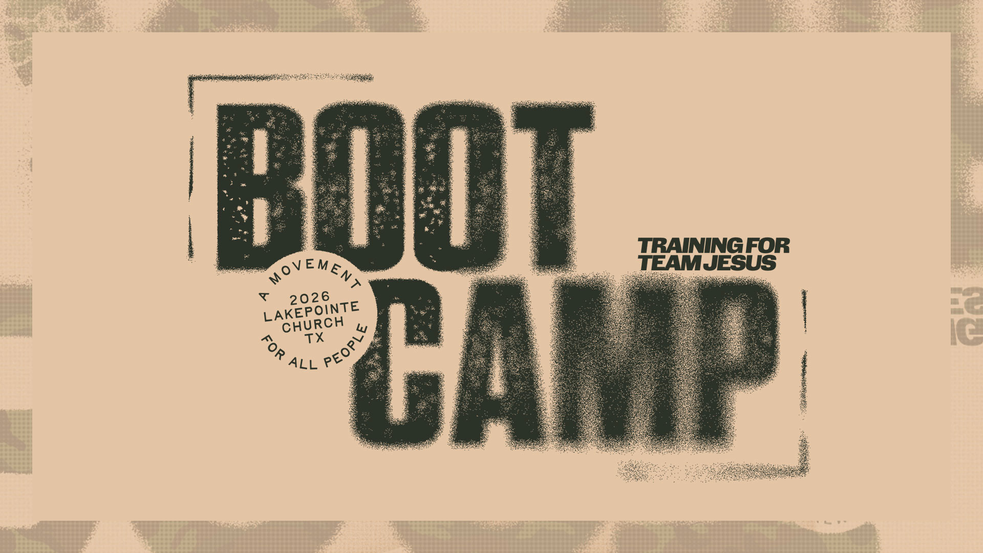 Boot Camp Sermon Series
