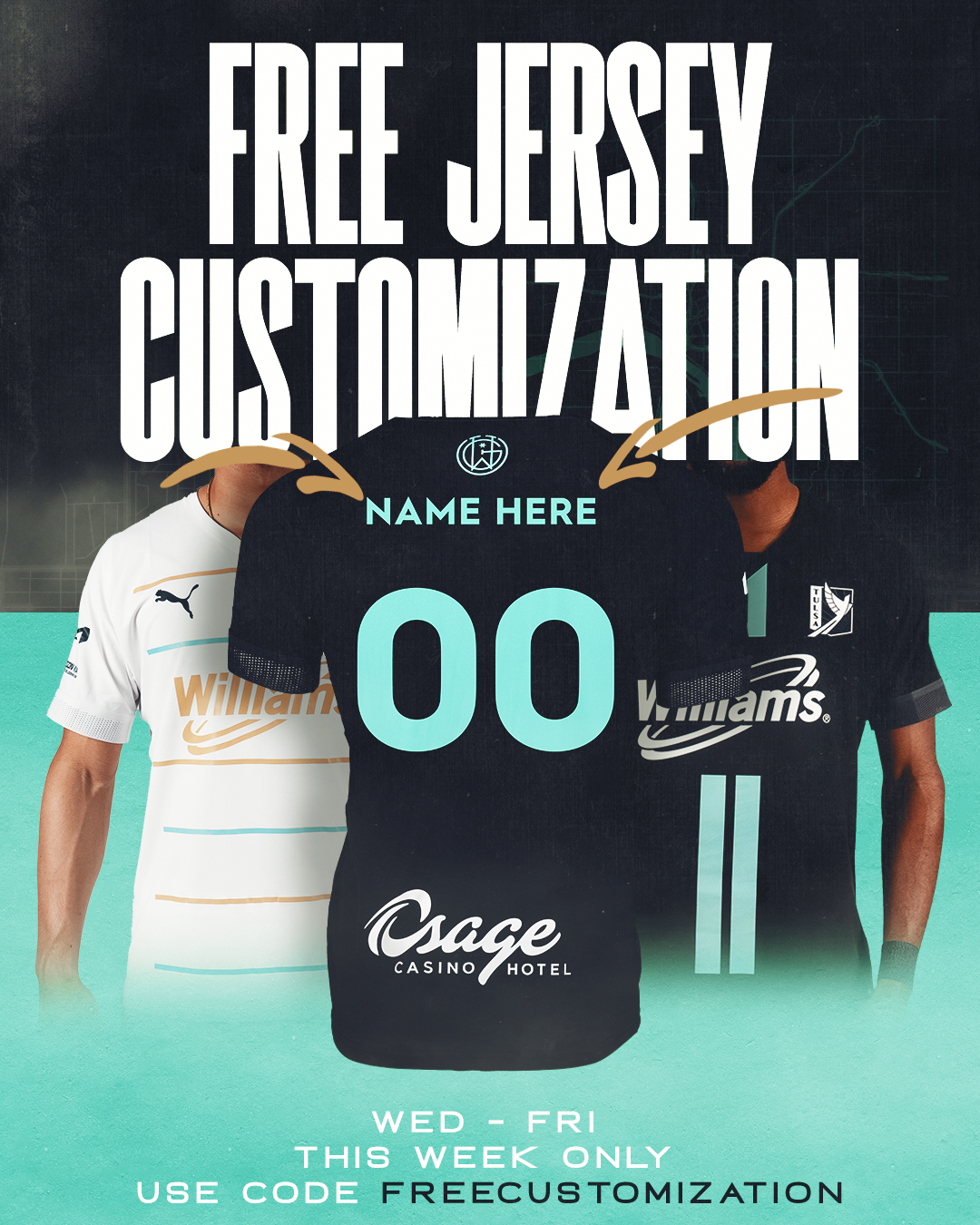 Jersey Customization Promo Graphic | May 22, 2023