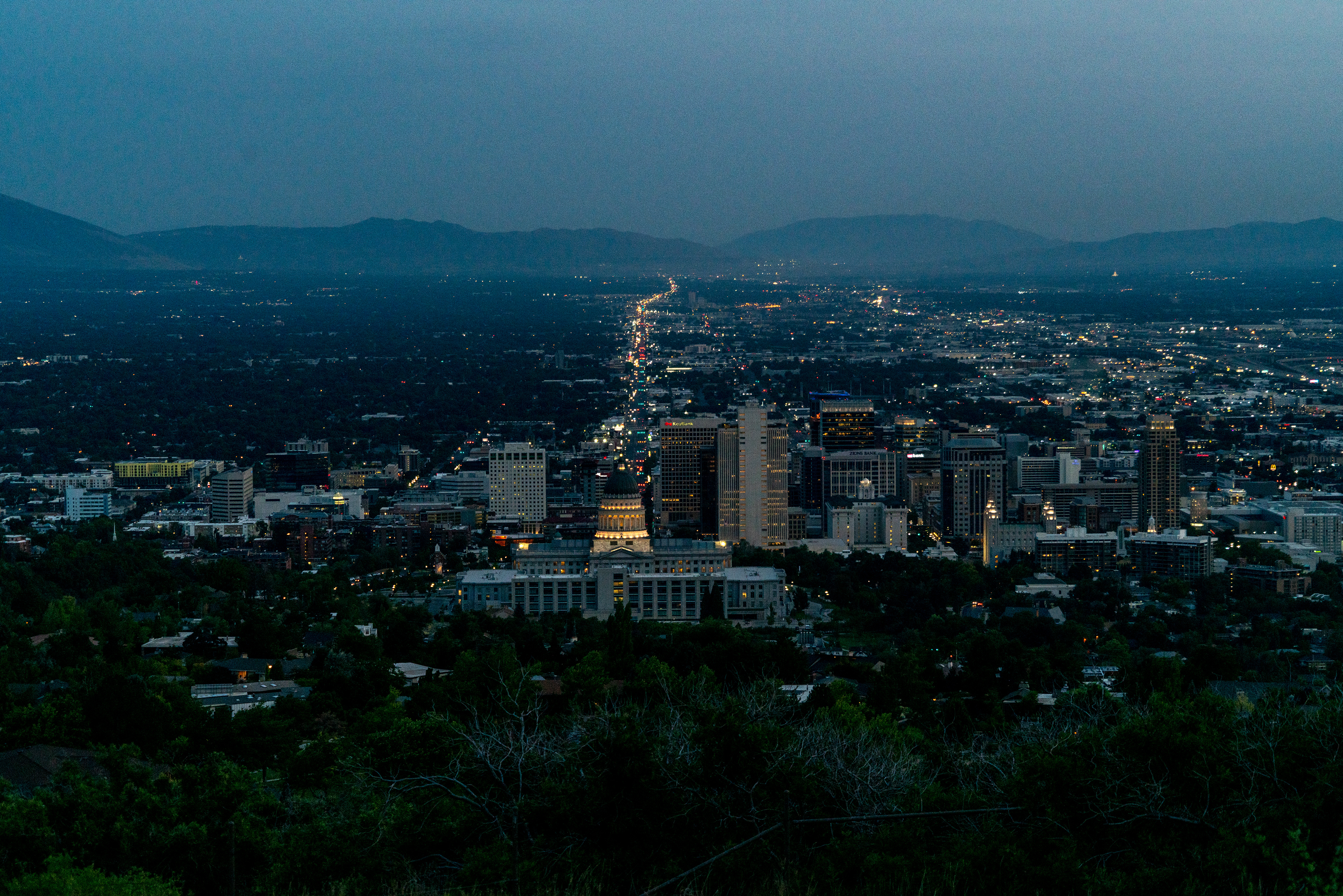 Salt Lake City looking South