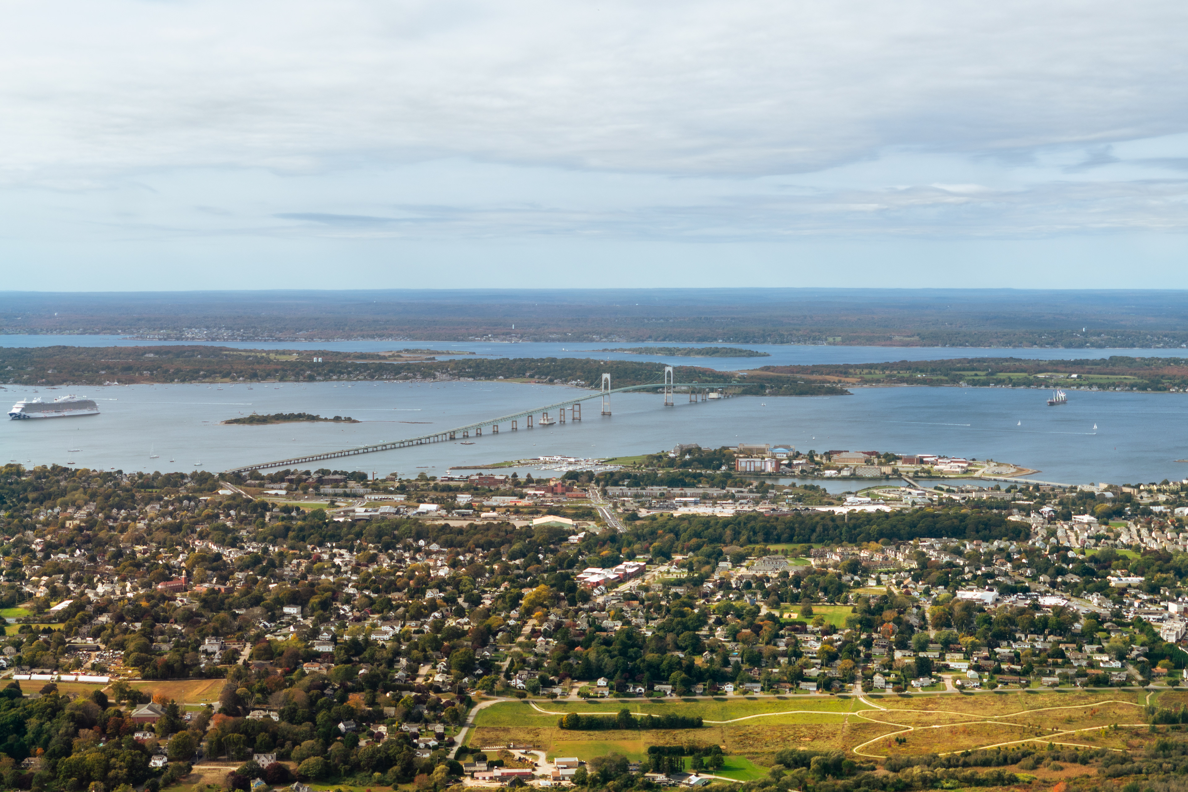 Bird's Eye View, Newport (11x14, $100)