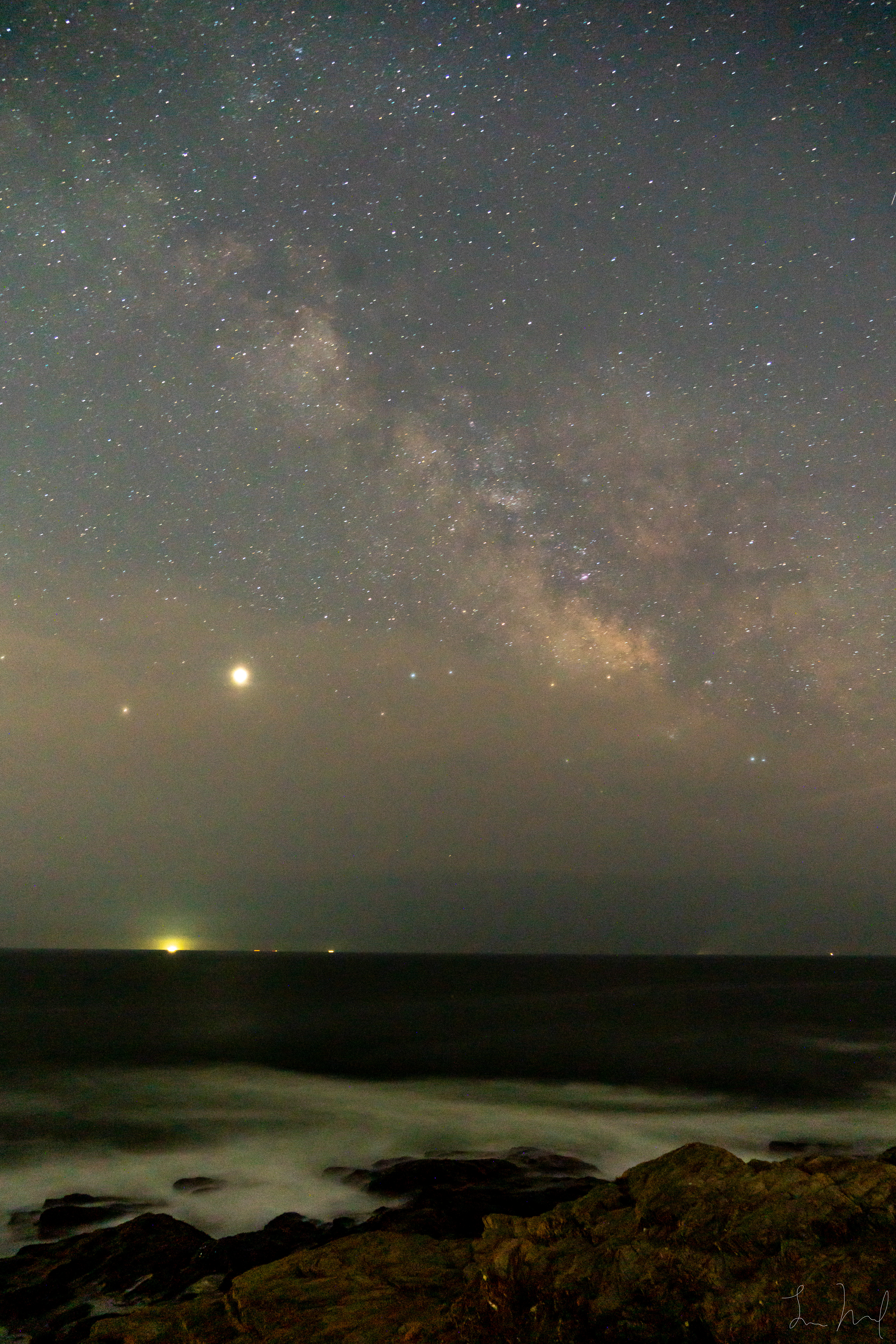 Milky Way over the Atlantic