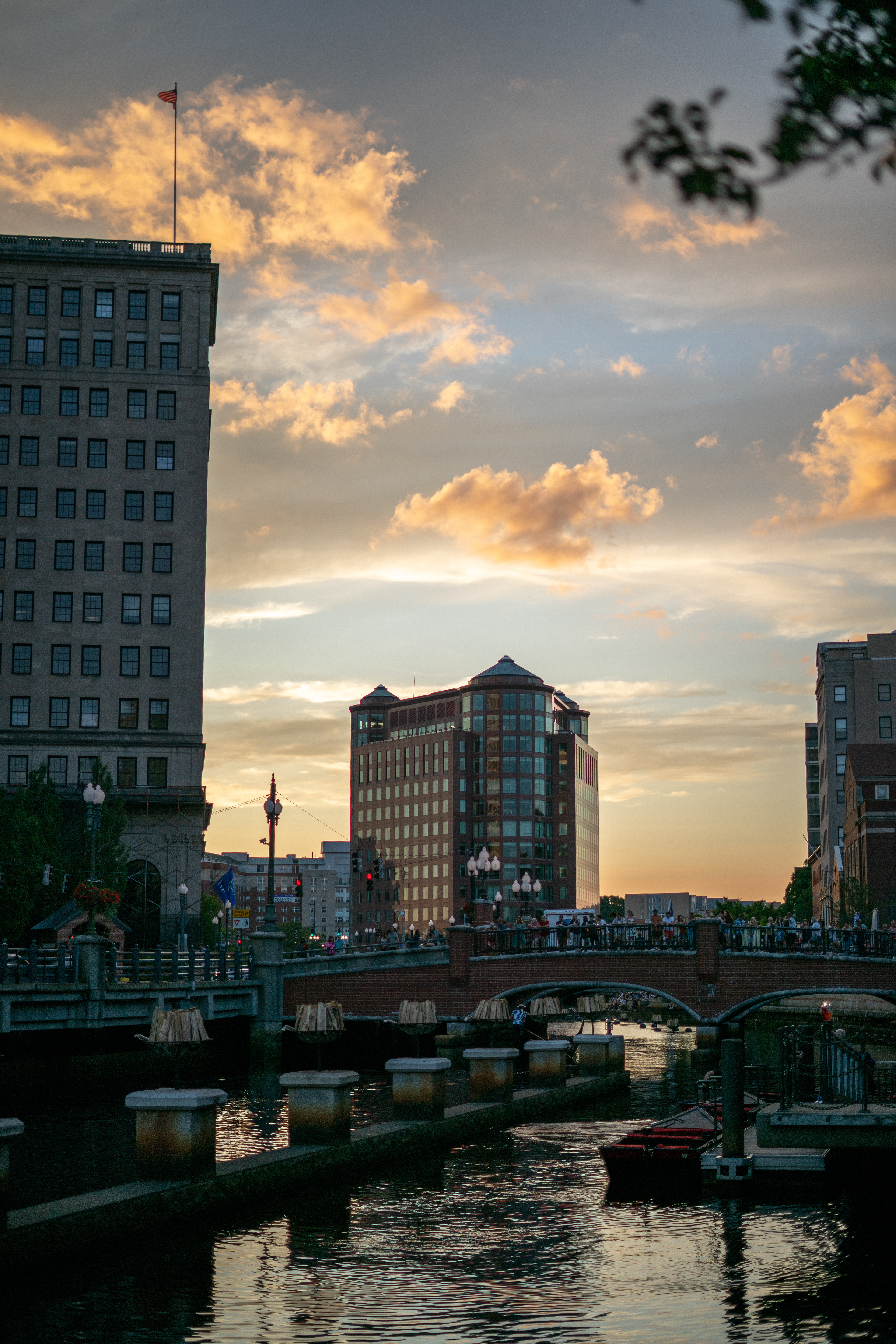 Citizens Building at Sunset