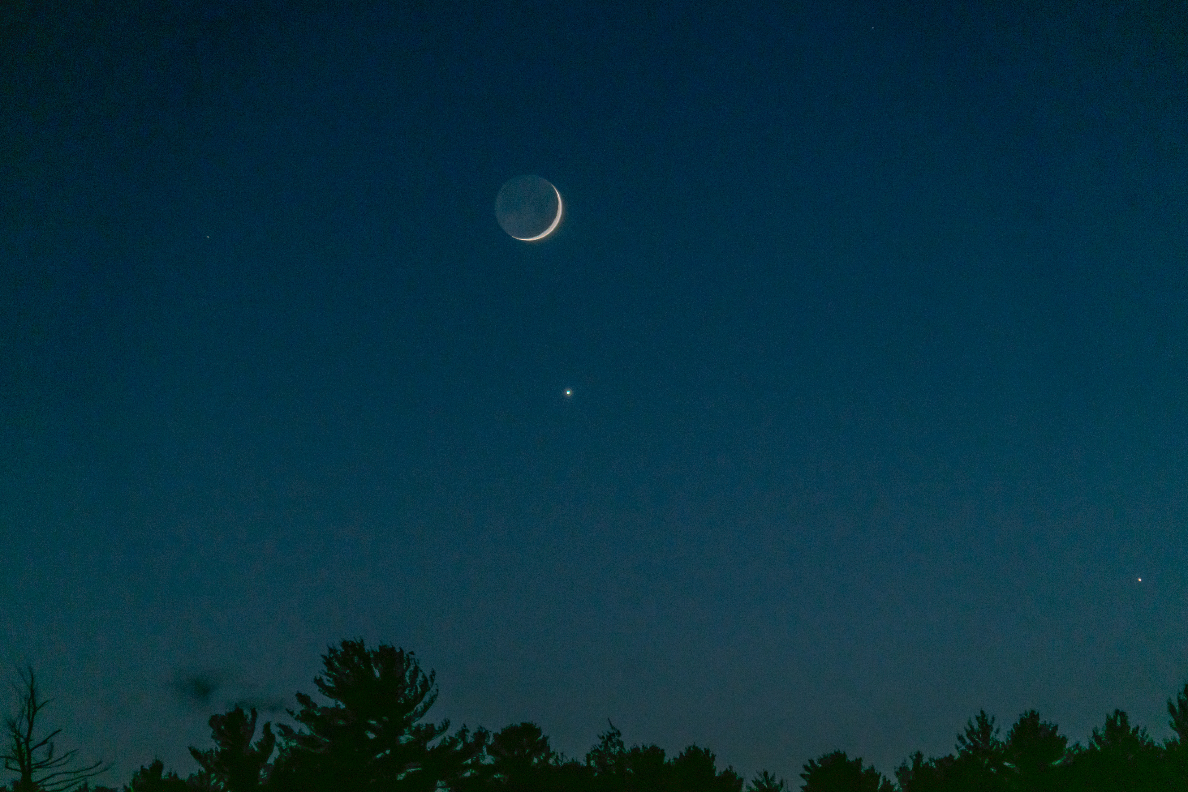 Crescent Moon and Venus