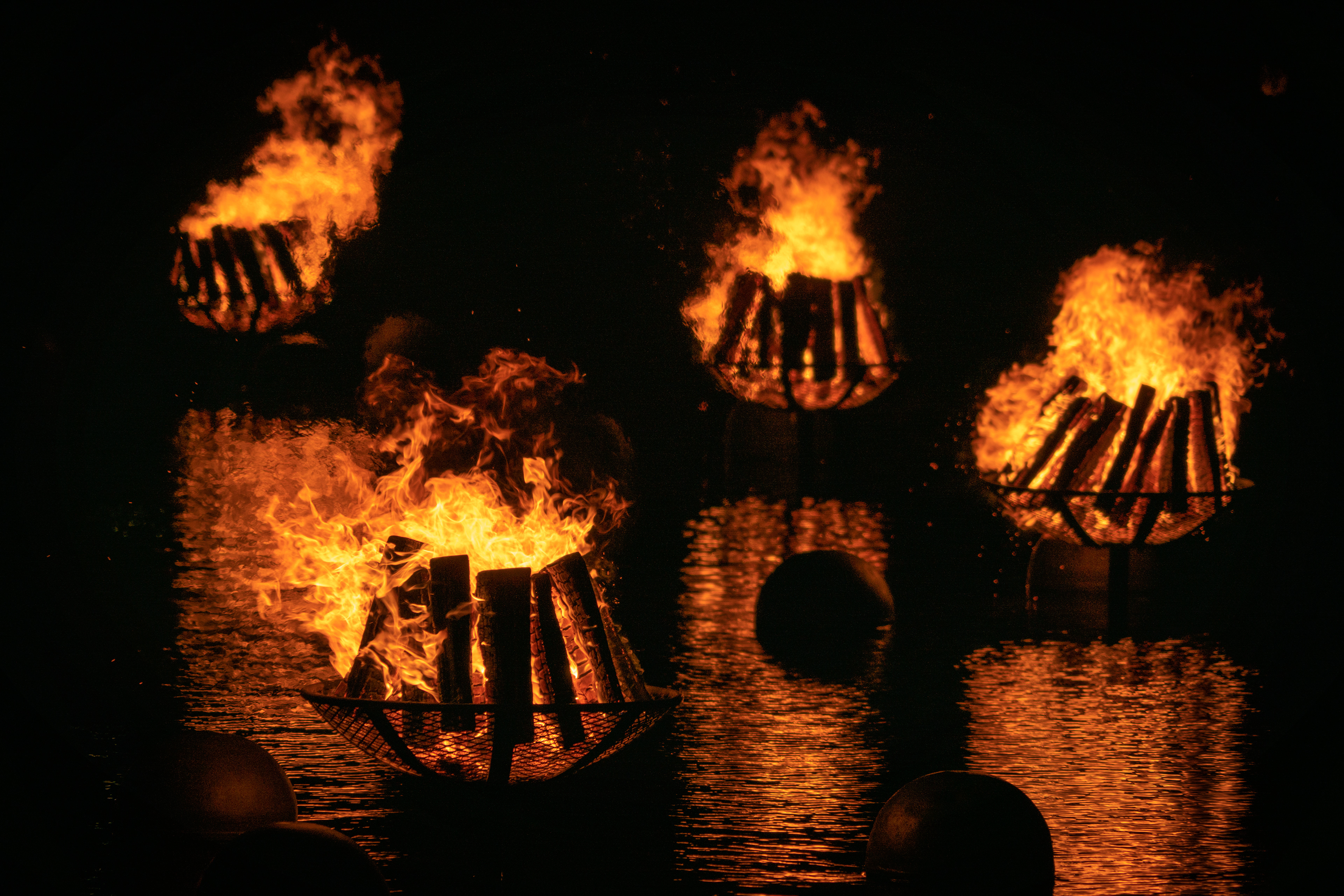 Three Braziers