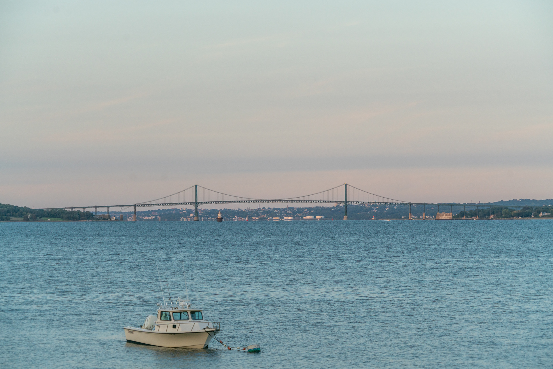 Mount Hope Bridge from Prudence Island