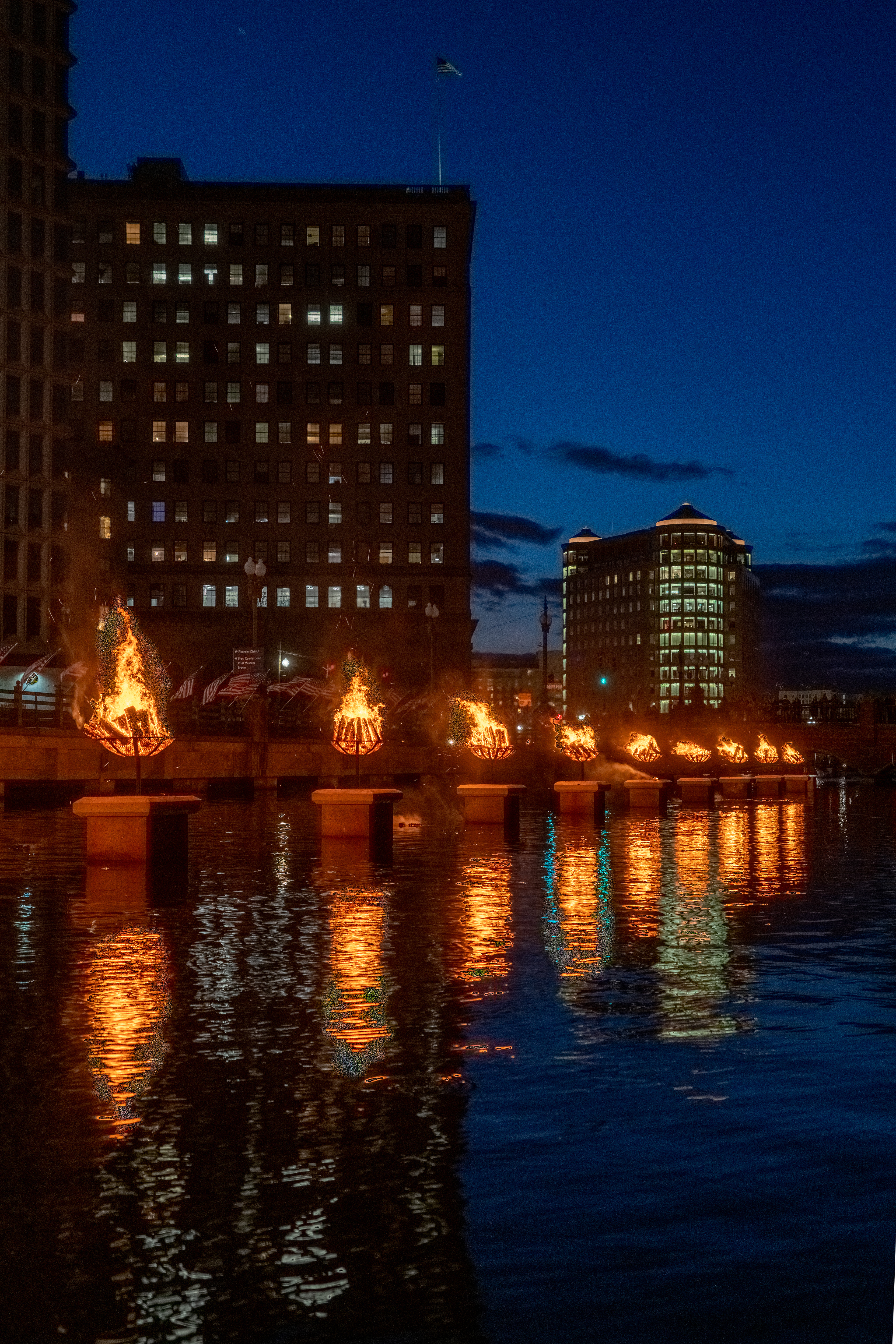 Citizens Building at Blue Hour