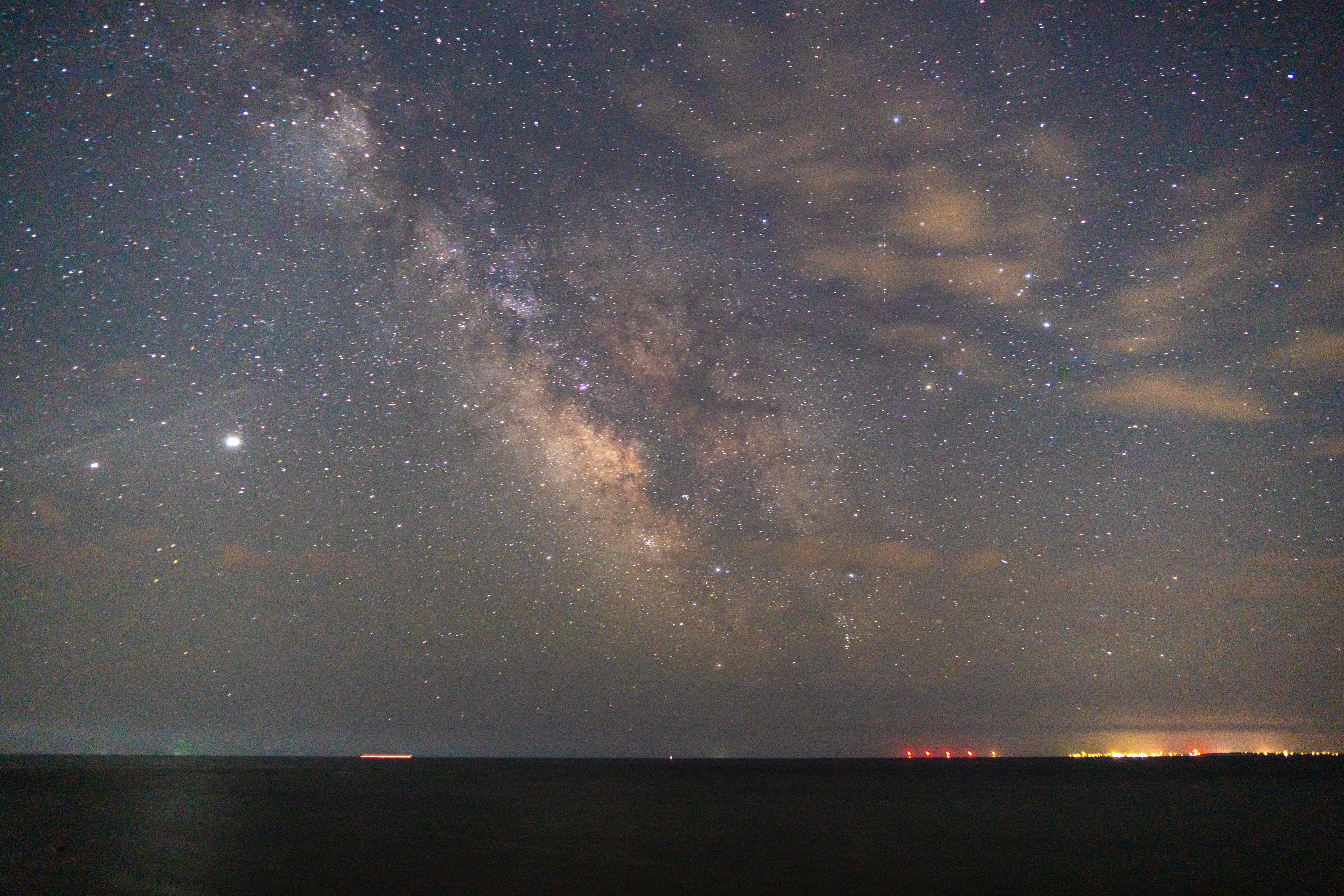 Block Island Sound at Night (8x10, $70)