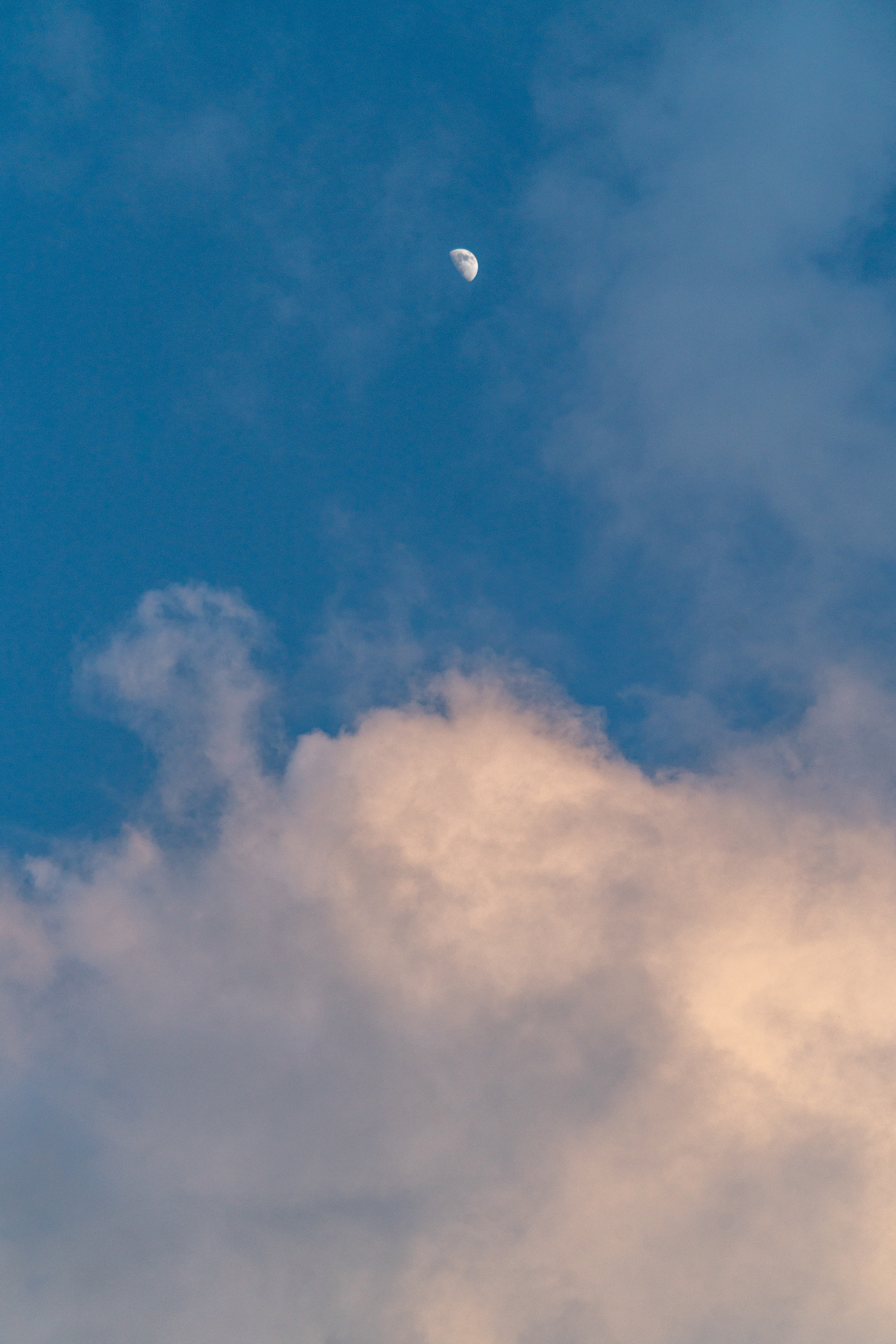 Moon at Golden Hour