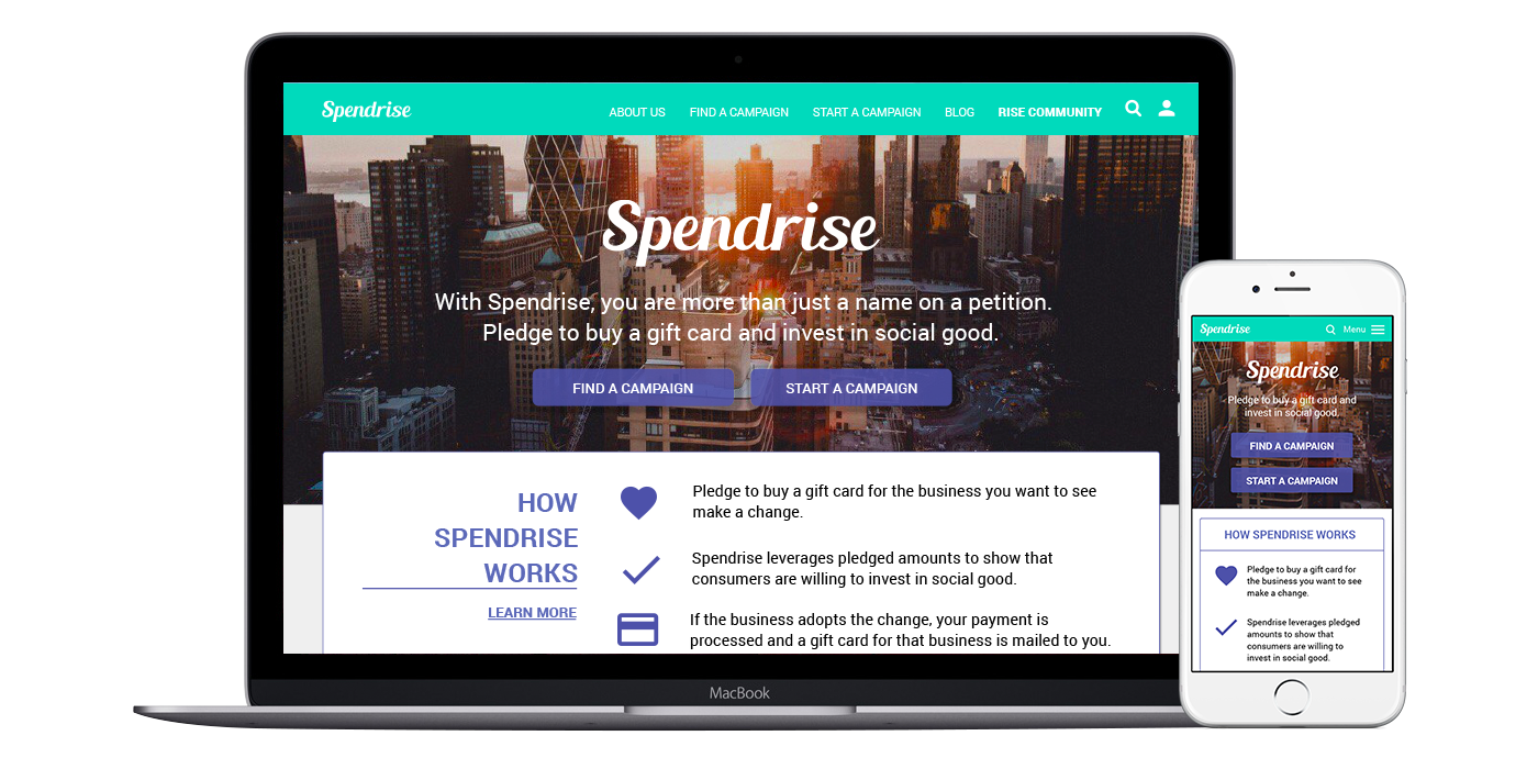 Spendrise website