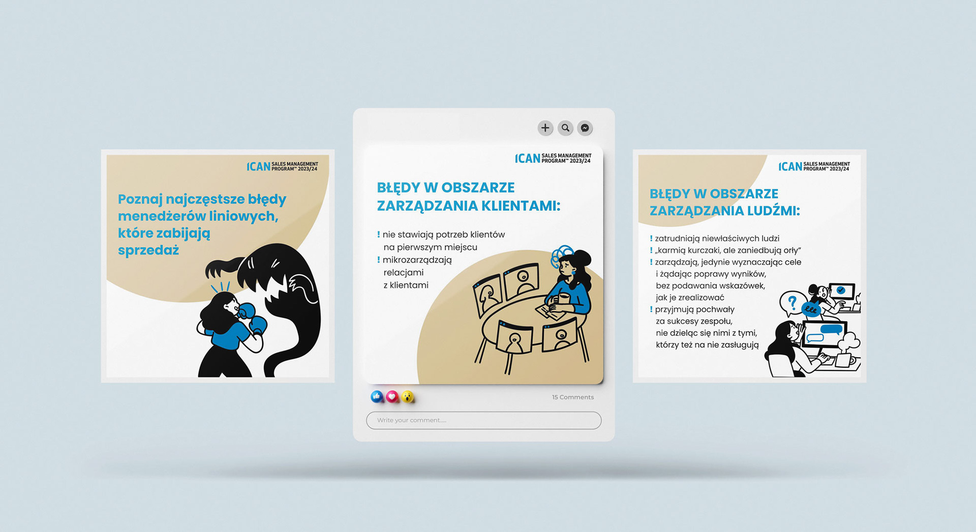 Social media post design