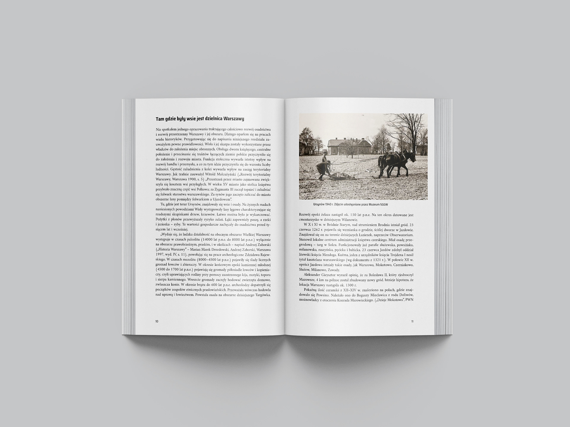 Book layout project "Ursynów okiem dziennikarza" Andrzej Rogiński