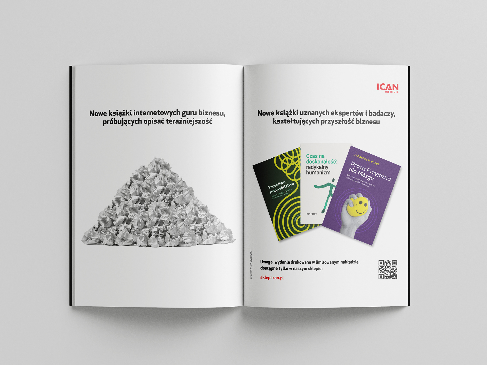 Press advertising design