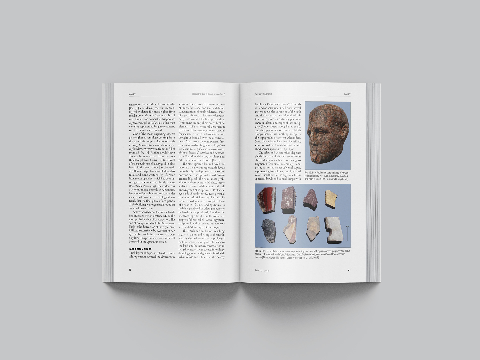 Book layout project "Polish Archaeology in the Mediterranean"