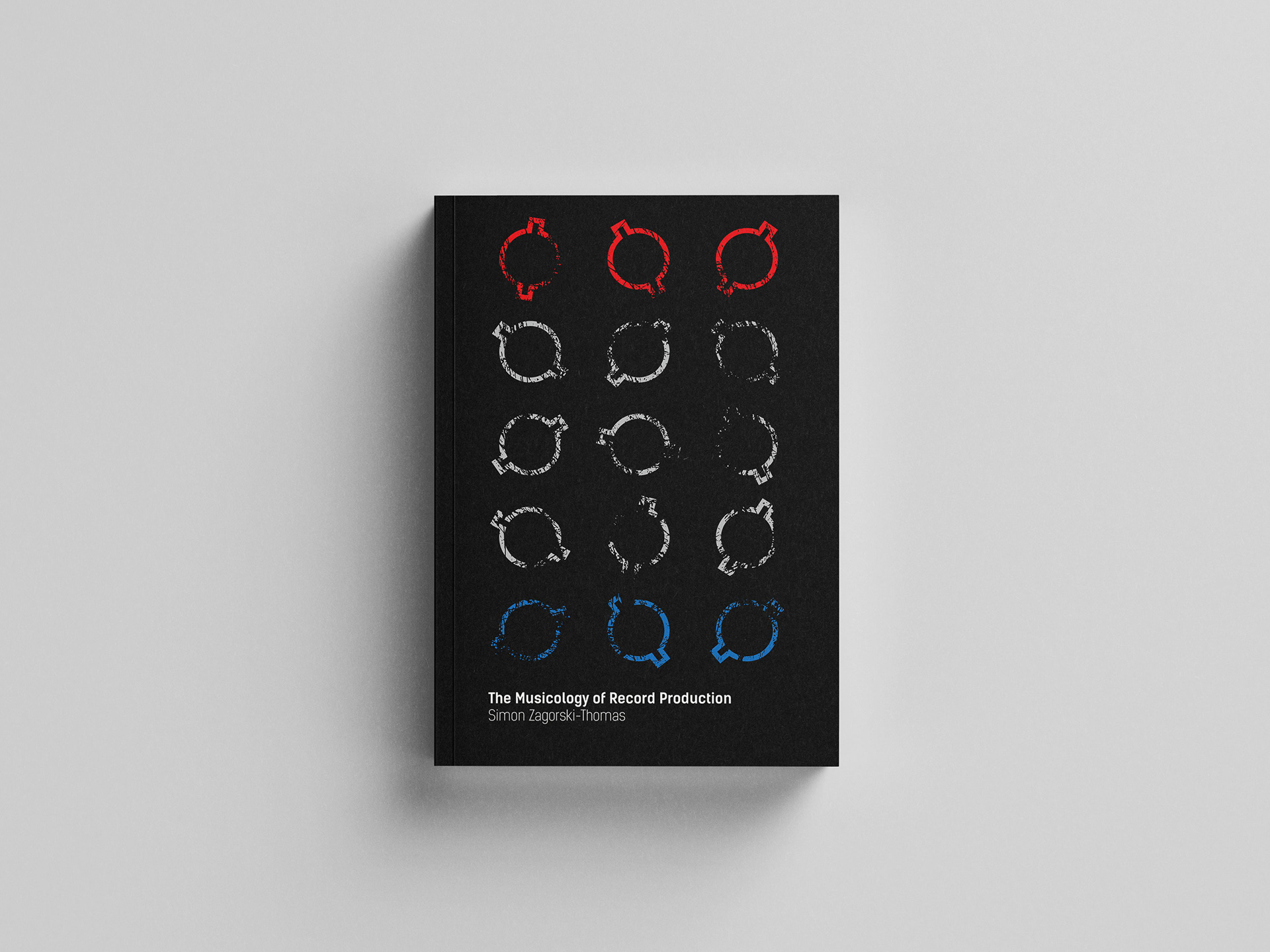 Cover and illustration project for Simona Zagorski-Thomas book 'Musicology and Record Prodaction" (partially implemented)