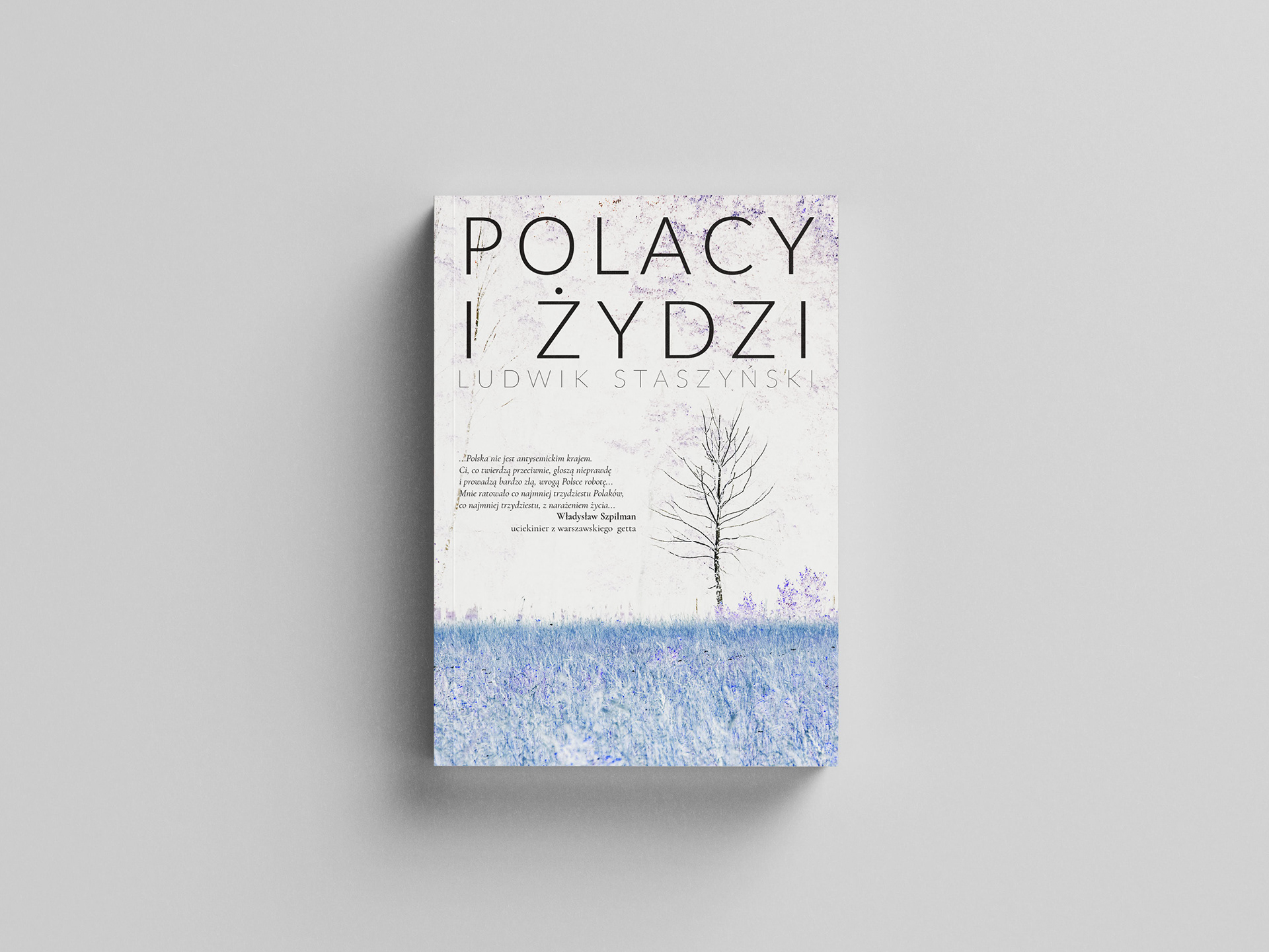 Cover and illustration project for Ludwik Staszyński book 'Polacy i Żydzi"