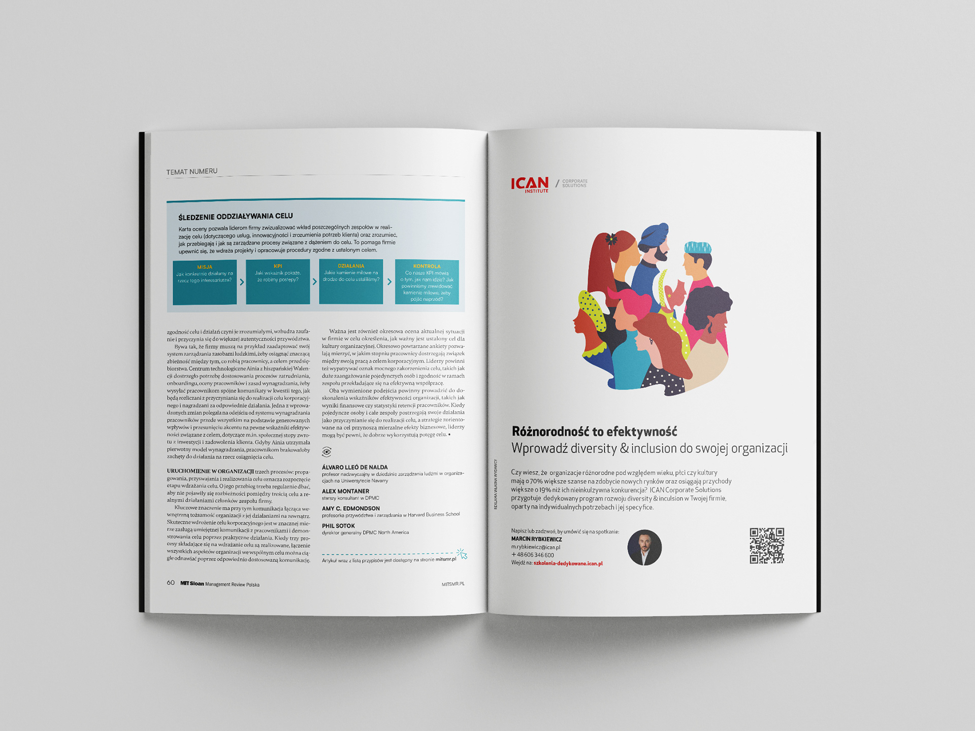 Press advertising design