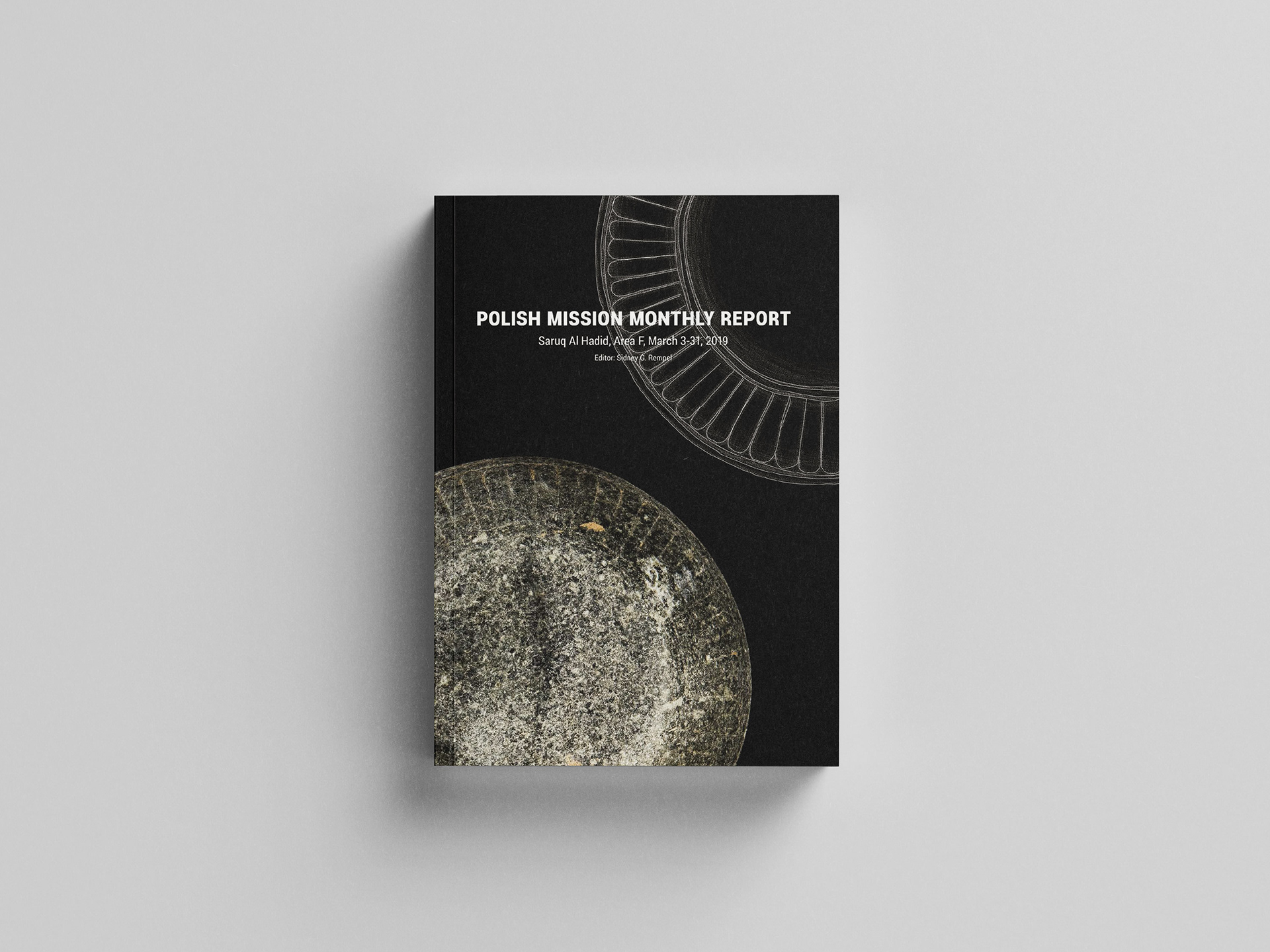 'Polish Mission Monthly Report" book cover project