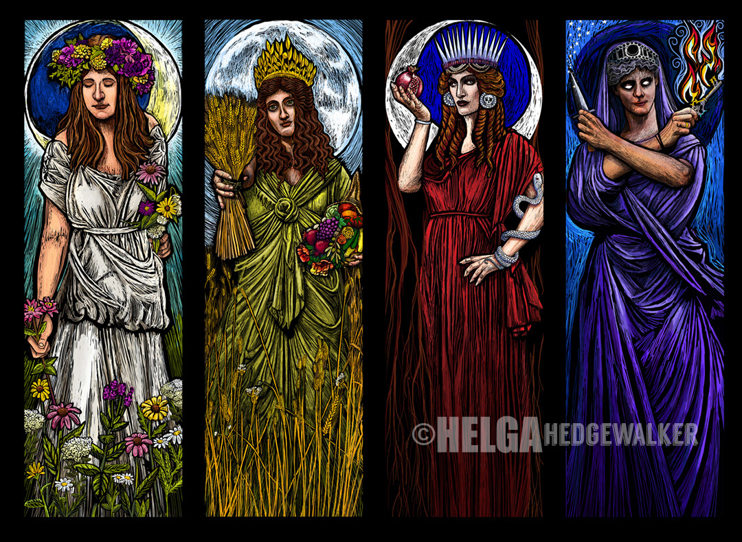 Fourfold Goddess of Eleusis