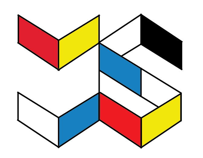 Yolandi Schreuder logo, mondrian