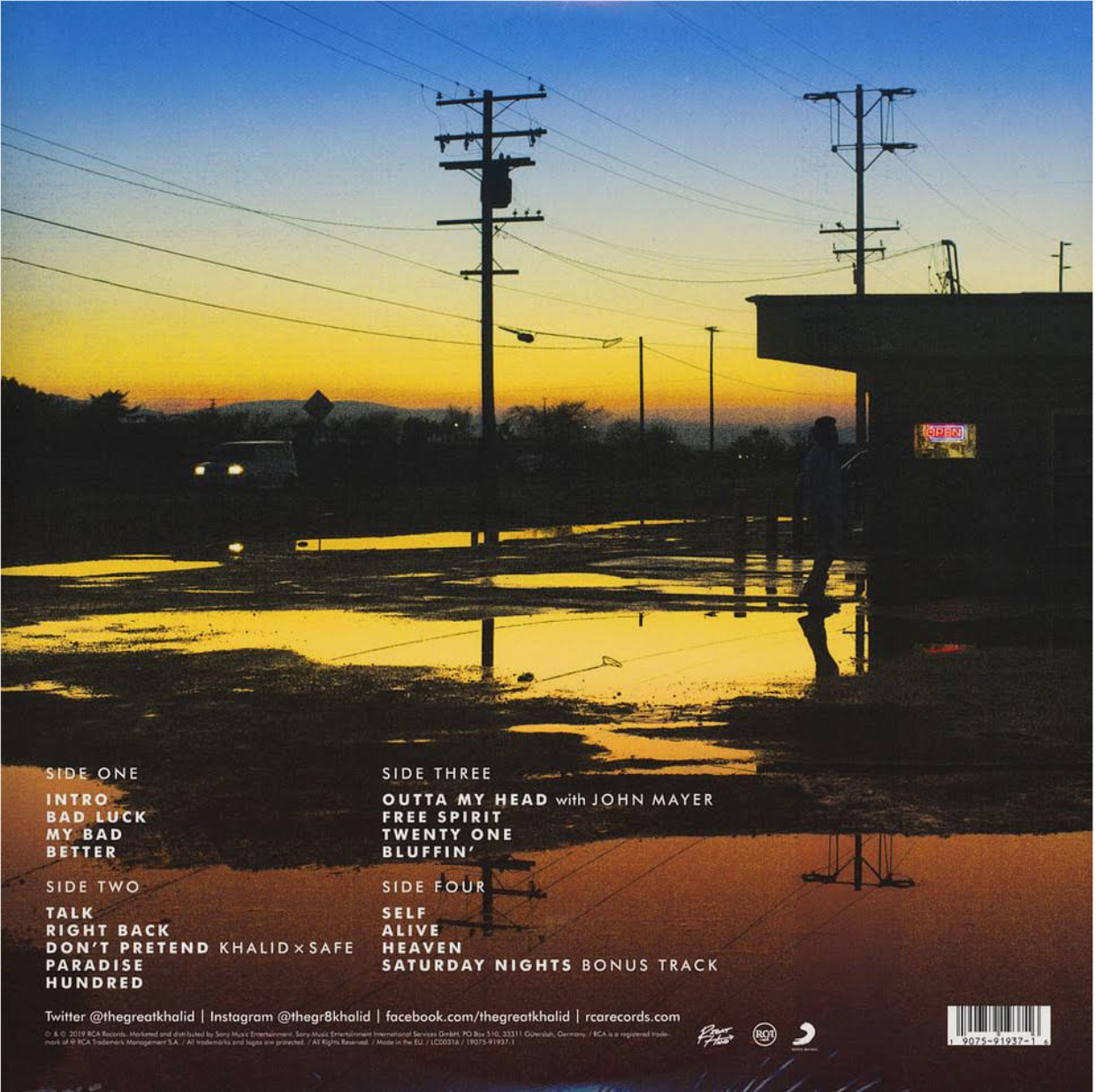 Original Album Back