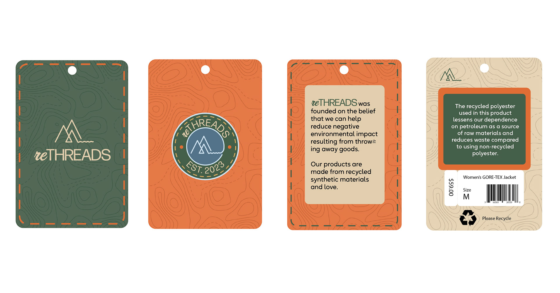 All-Season Clothing Tags (Main Brand Colors)