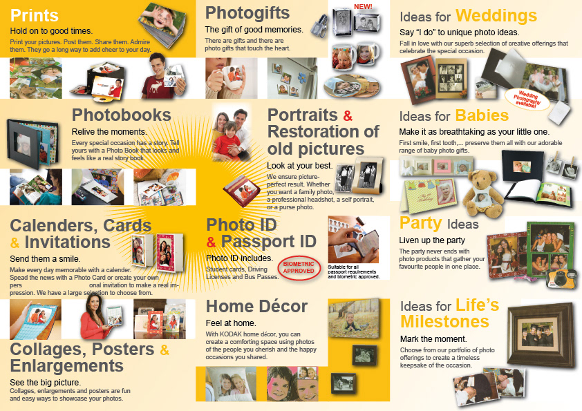 Folded leaflet design
