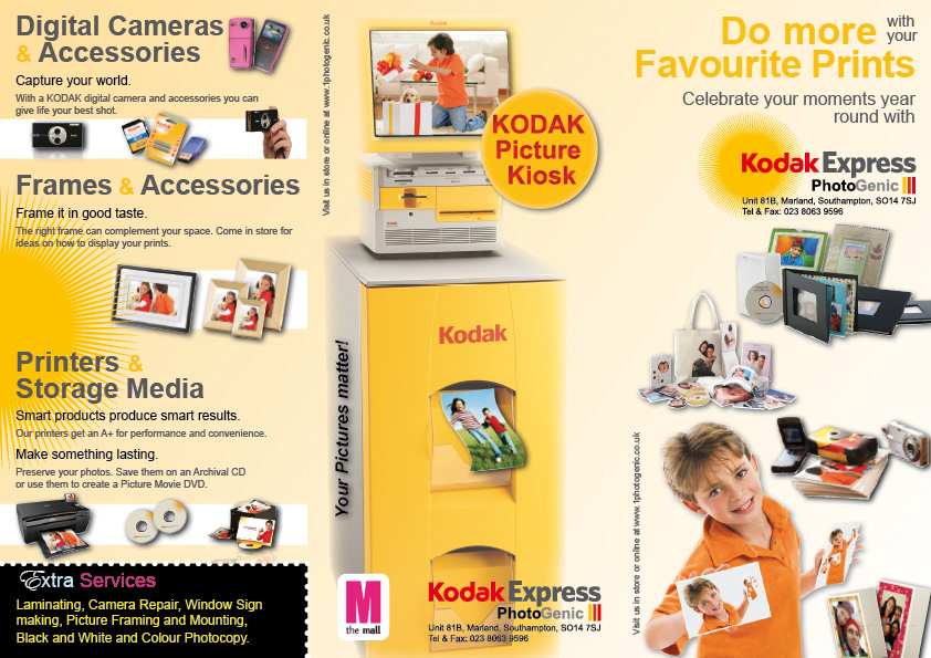 Folded leaflet design