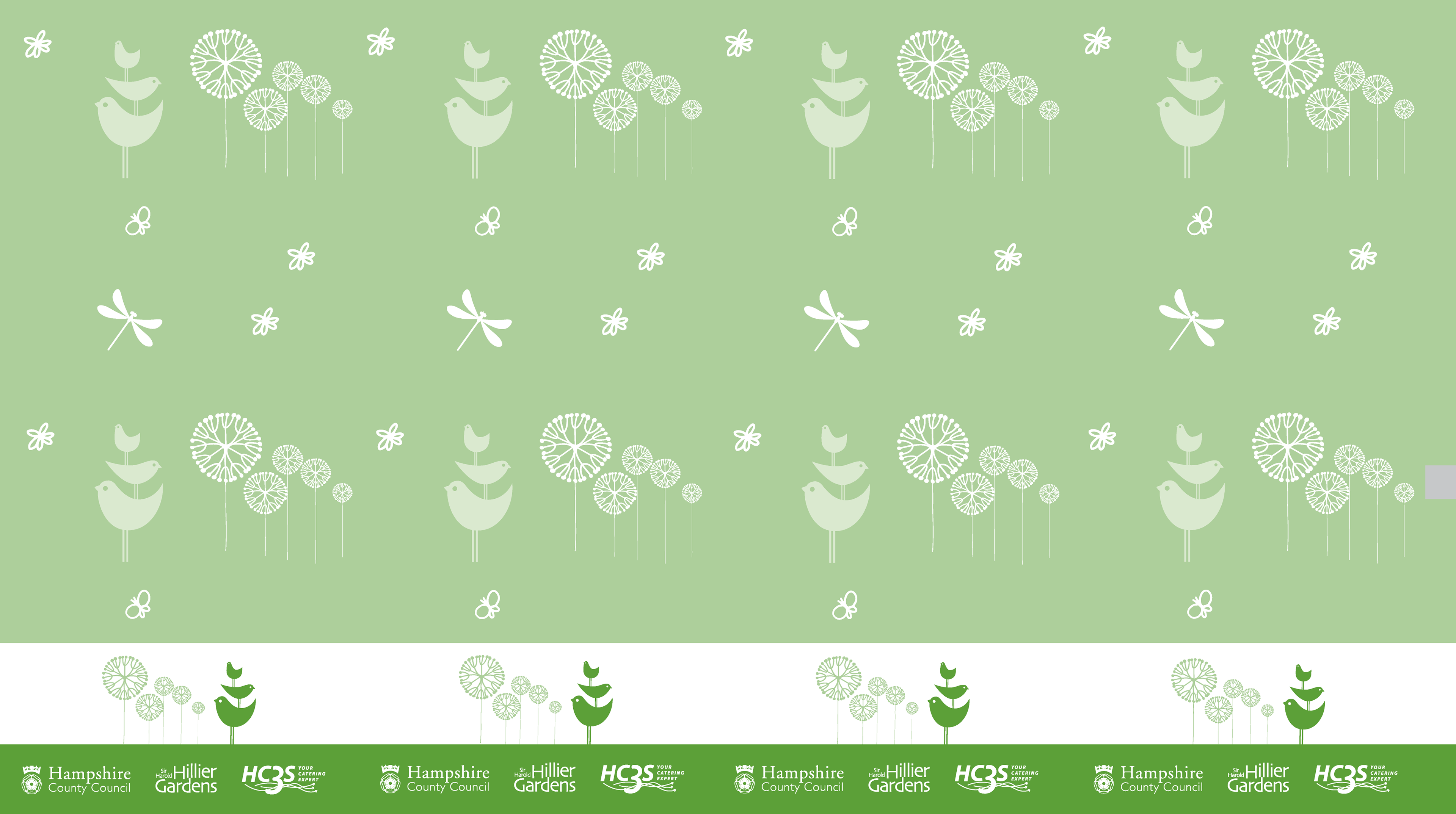 Hilliers Column wrap design - 1430x800mm (main restaurant)
