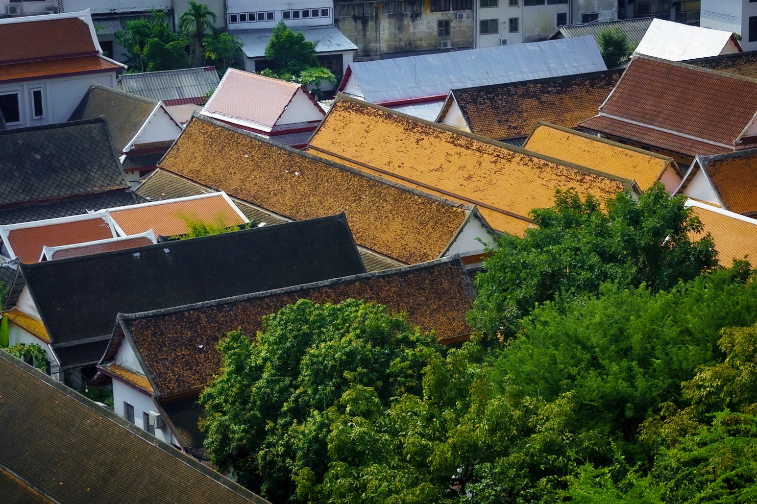 View from Wat Saket Ratchawora Mahawihan