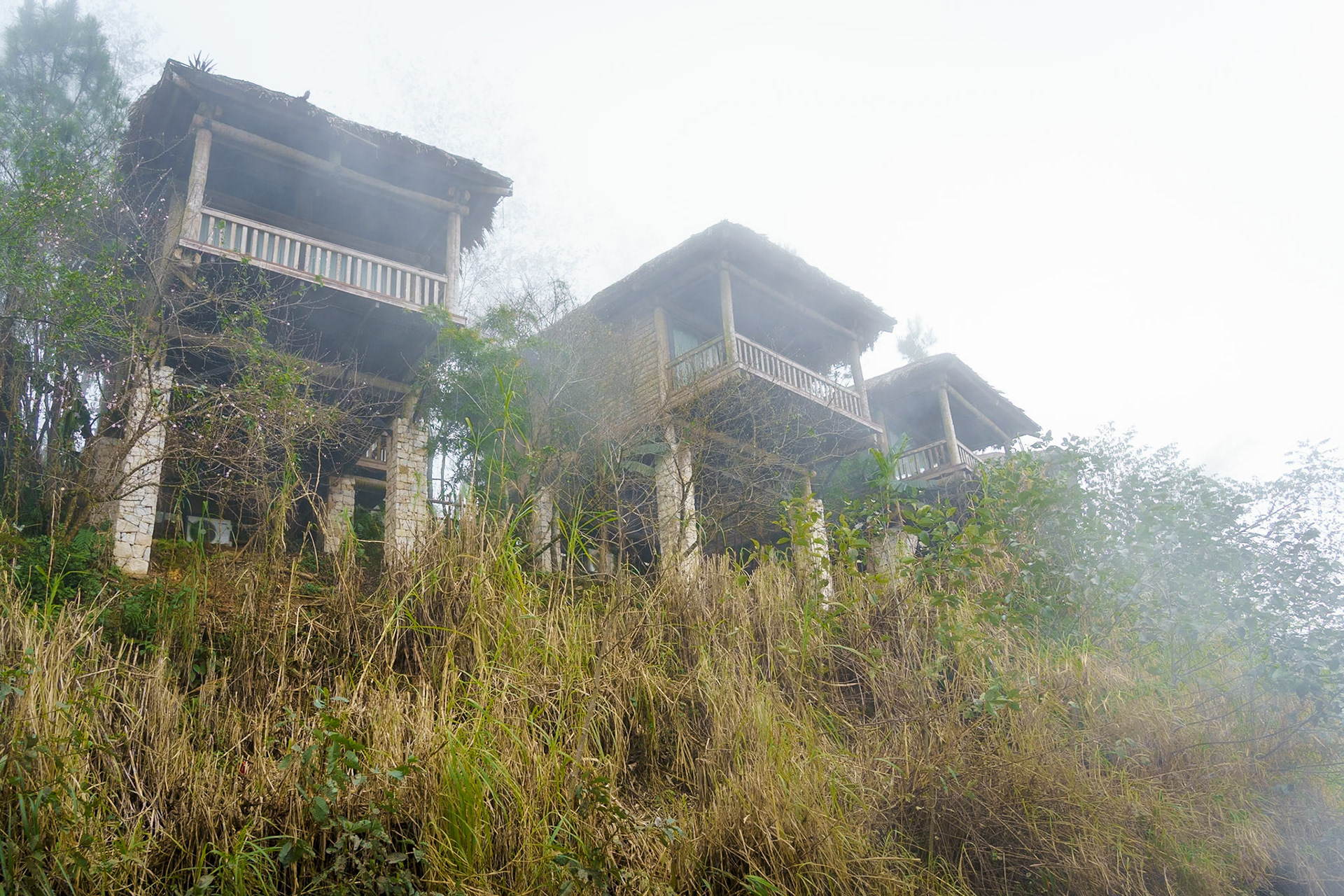Trail to a Hmong ethnic village