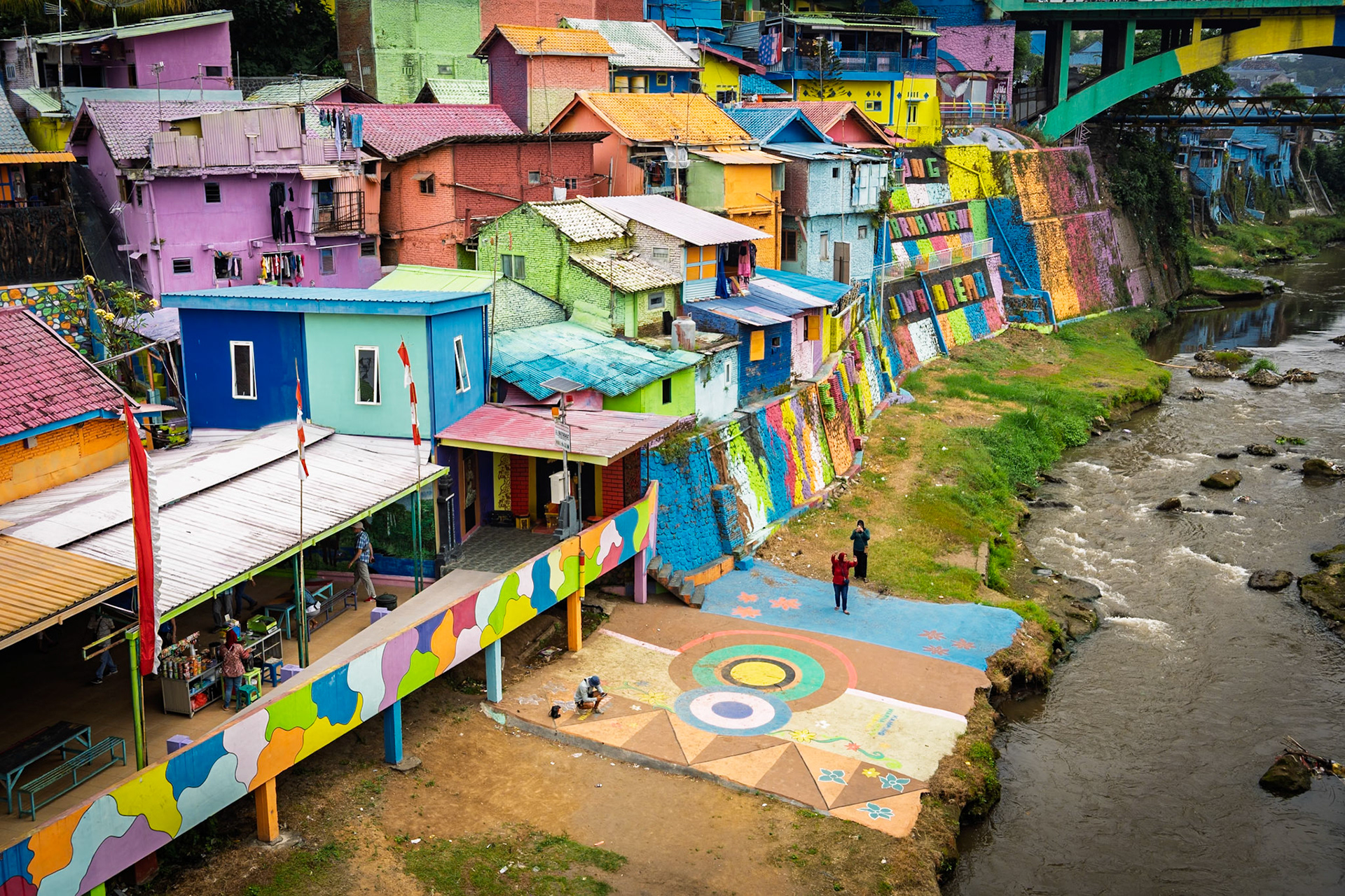 Jodipan Colorful Village