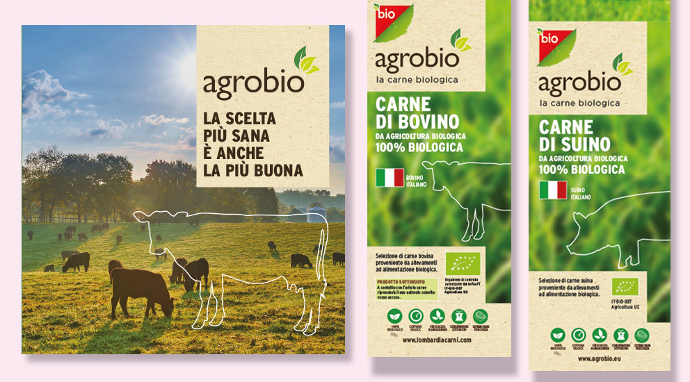 Lombardia Carni - Brochure and label design for beef box (2018)
