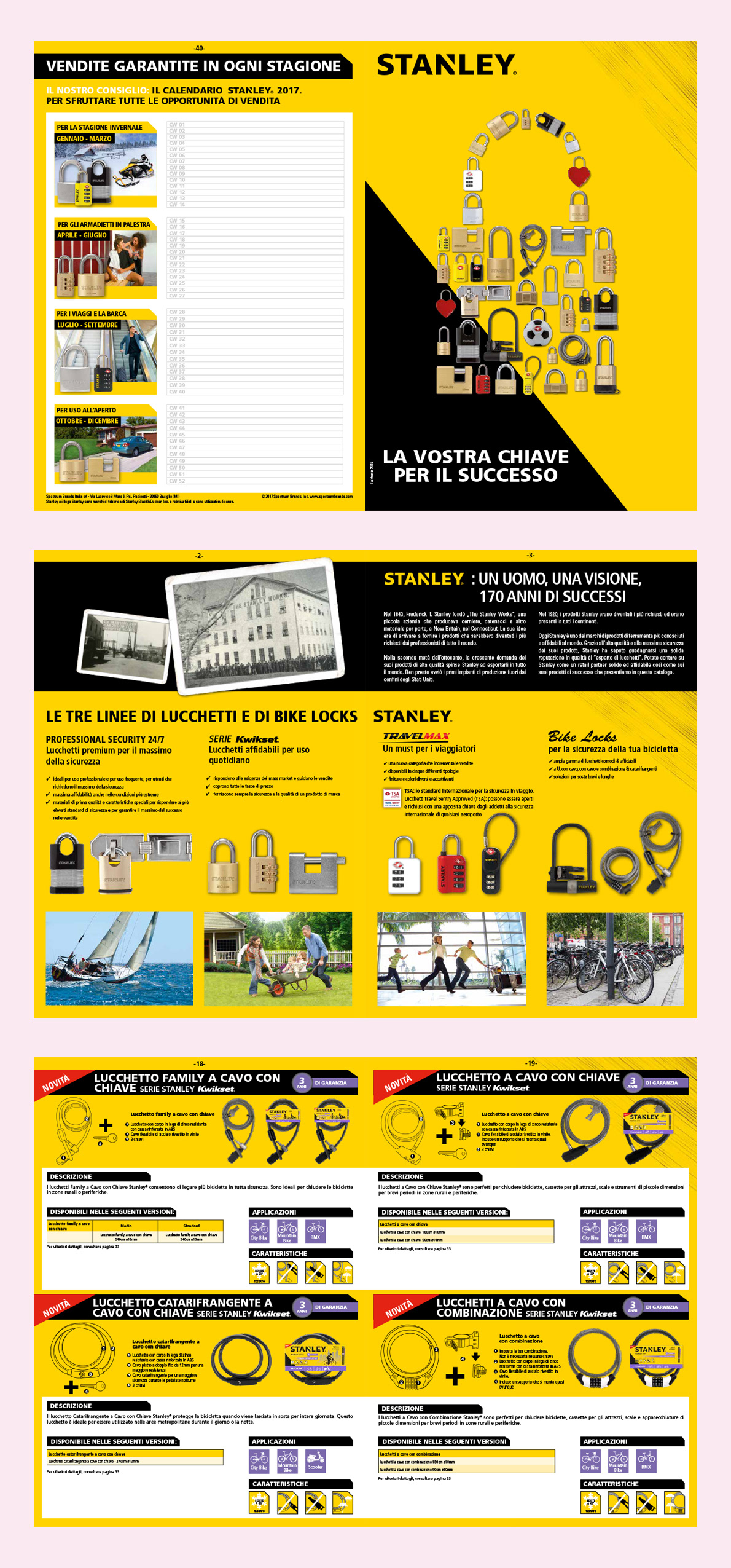 Stanley - Catalogue for hardware tools (2018)