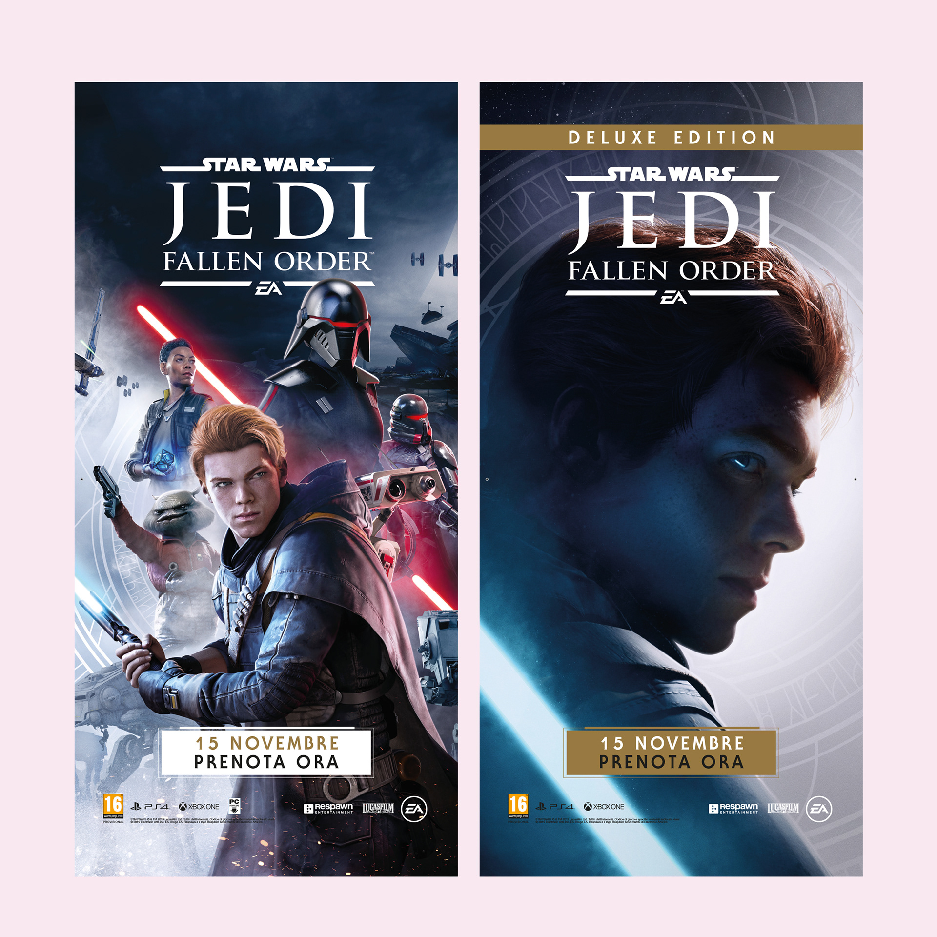 Electronic Arts - Poster for launch of the game Star Wars Jedi Fallen Order (2019)