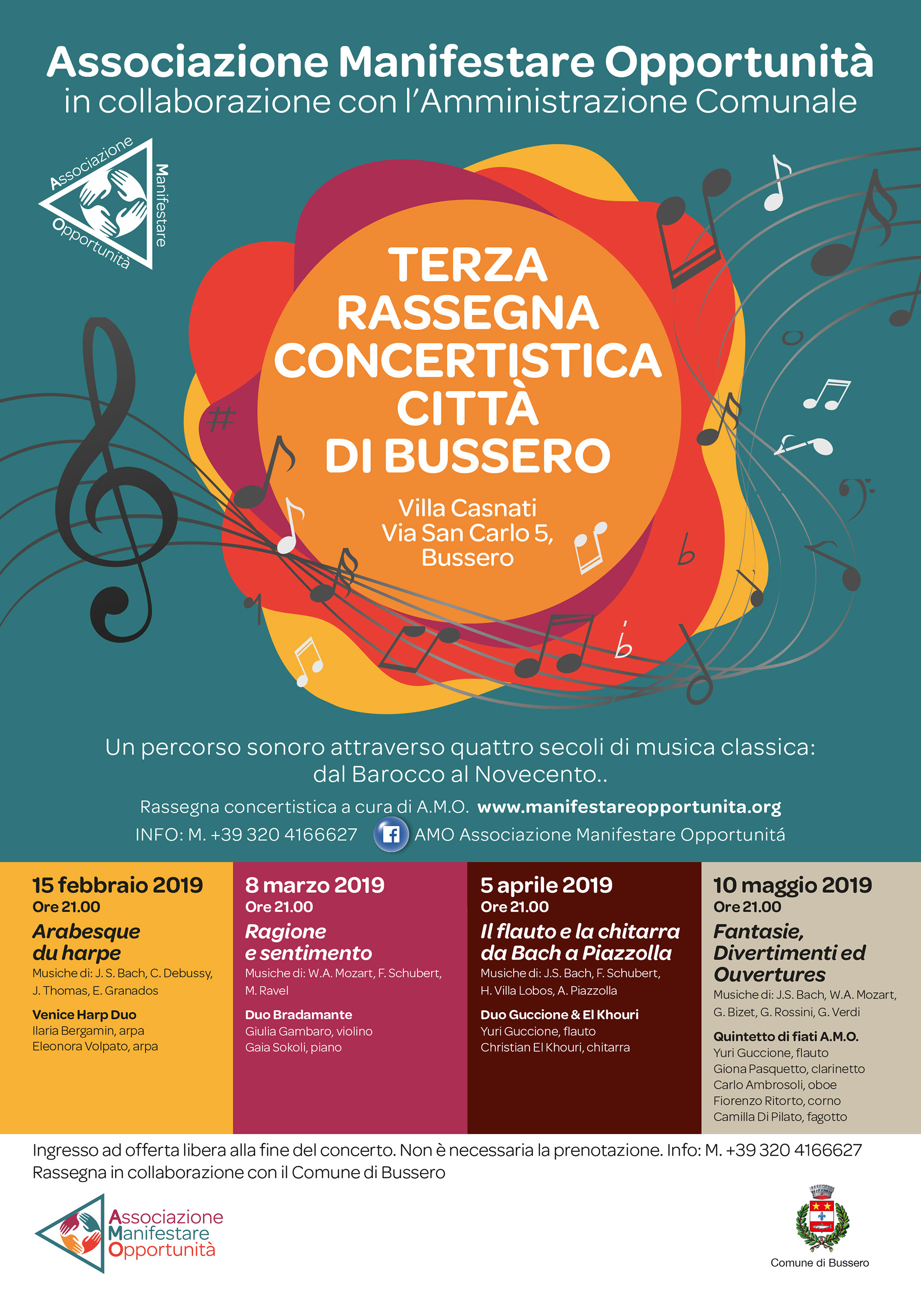 AMO - Poster musical event (2019)